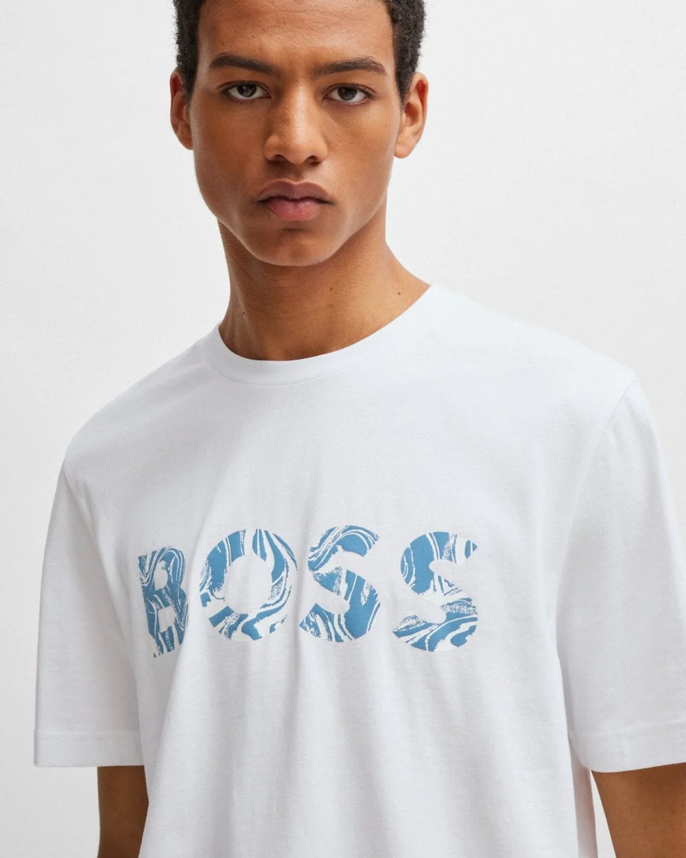 BOSS Orange Boss Ocean Mens T-Shirt - Image 3