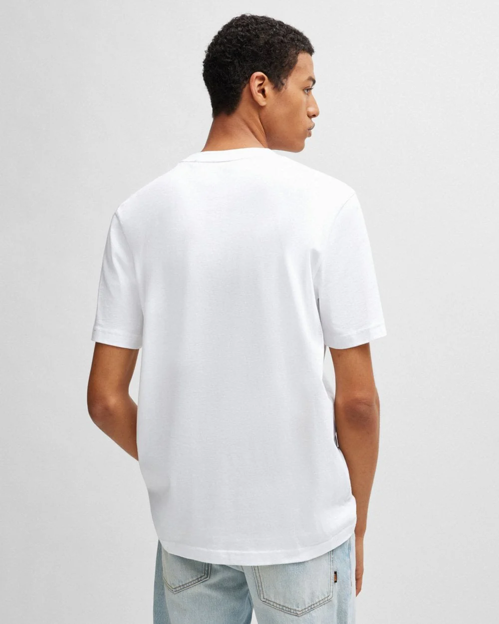 BOSS Orange Boss Ocean Mens T-Shirt - Image 4