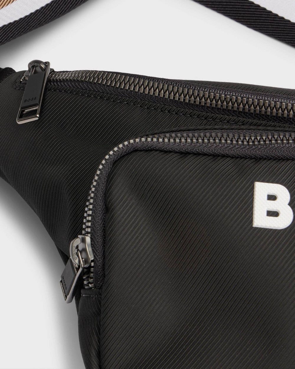 BOSS Orange Catch 3.0 Mens Structured Belt Bag with Contrast Logo - Image 3
