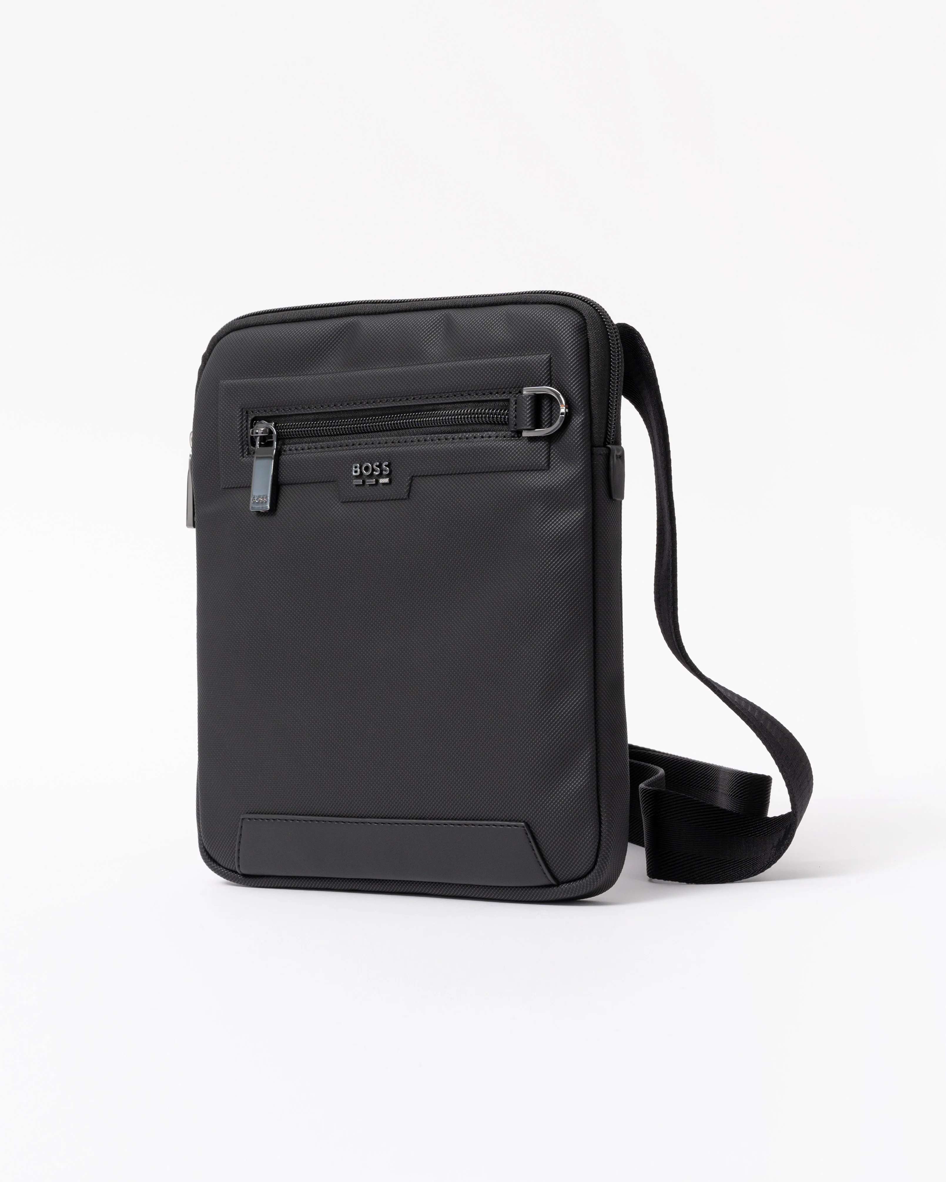 BOSS Orange Cullen Mens Envelope Bag - Black 001 - Image 3