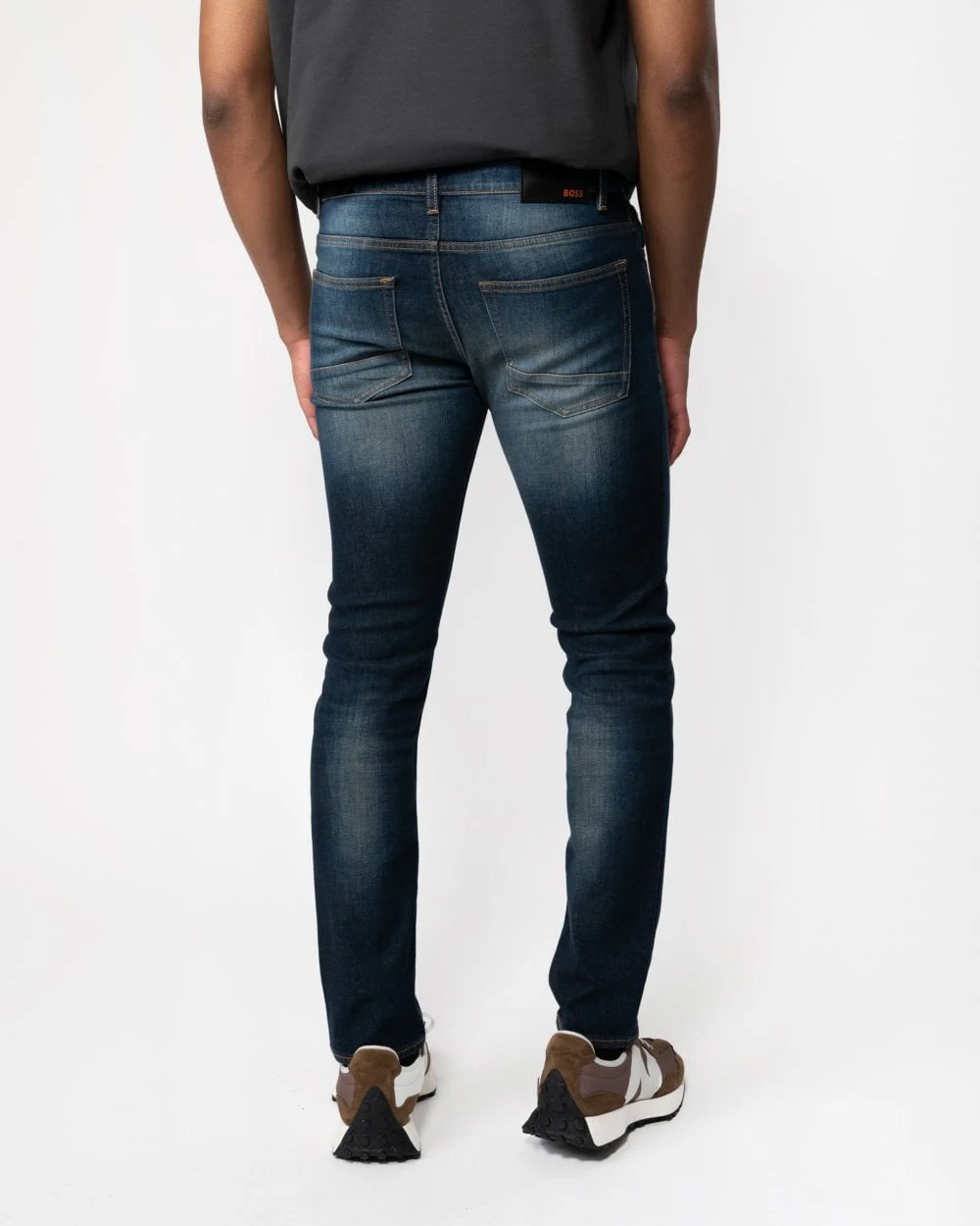 BOSS Orange Delaware BC-C Mens Navy Jeans - Image 2