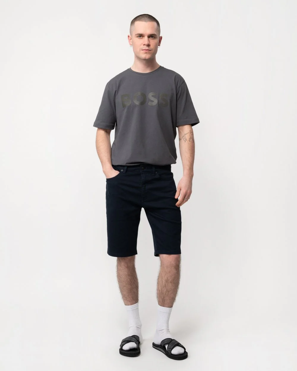 BOSS Orange Delaware BC-C Mens Shorts 50513866 - Image 3