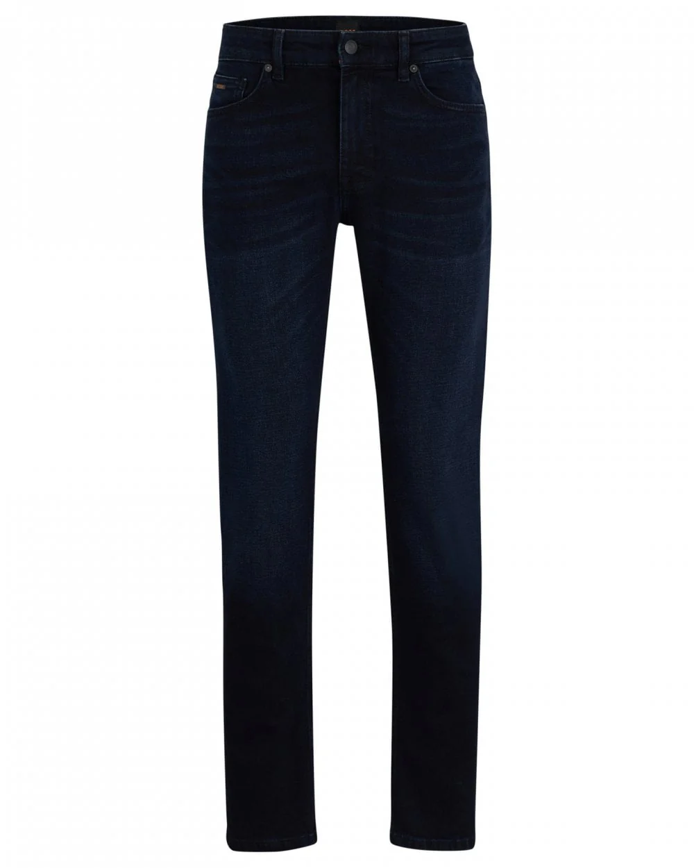 BOSS Orange Delaware BC-C Mens Slim Fit Comfort Stretch Dark Blue Denim Jeans - Image 5