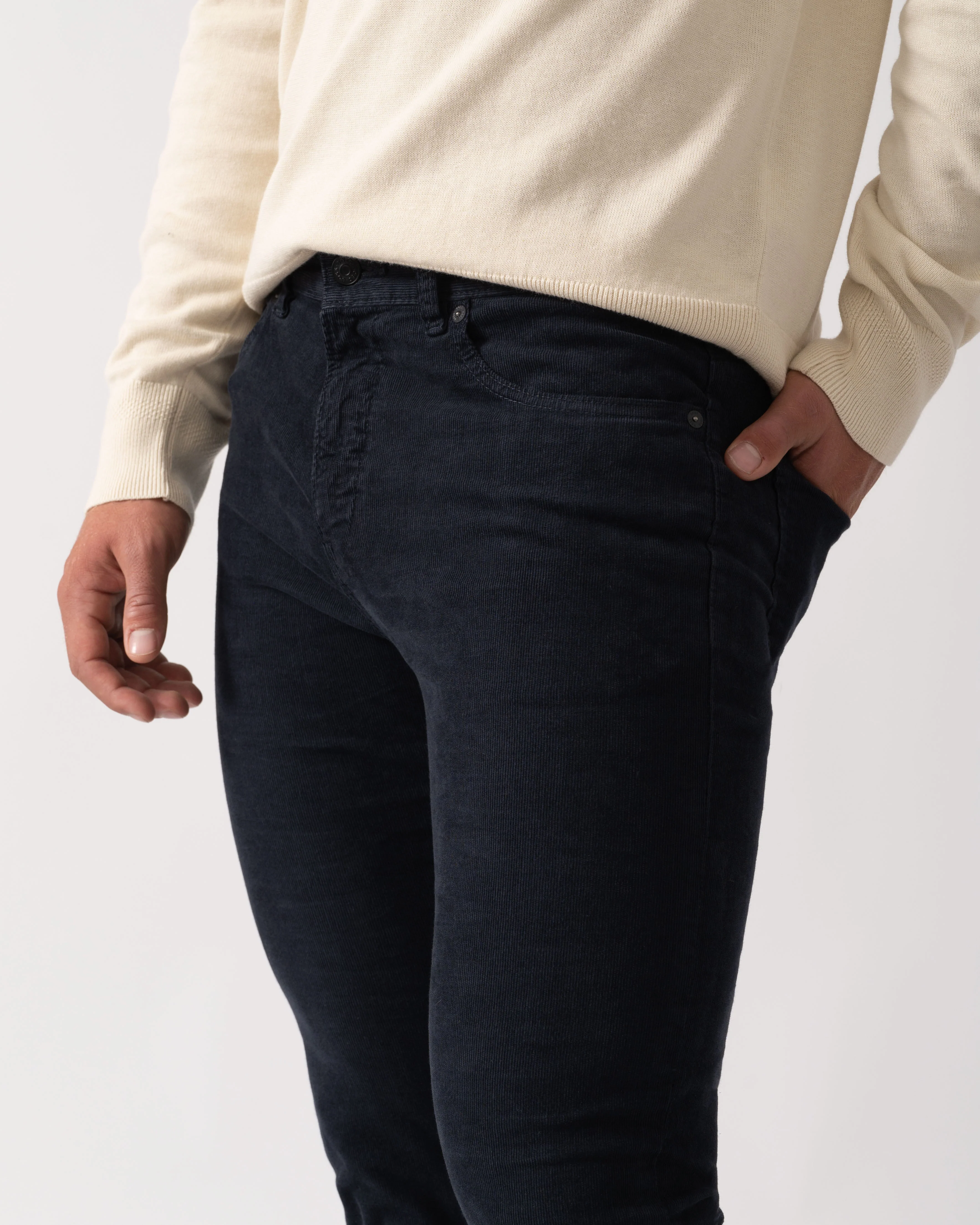 BOSS Orange Delaware Mens Jeans - Dark Blue 404 - Image 4