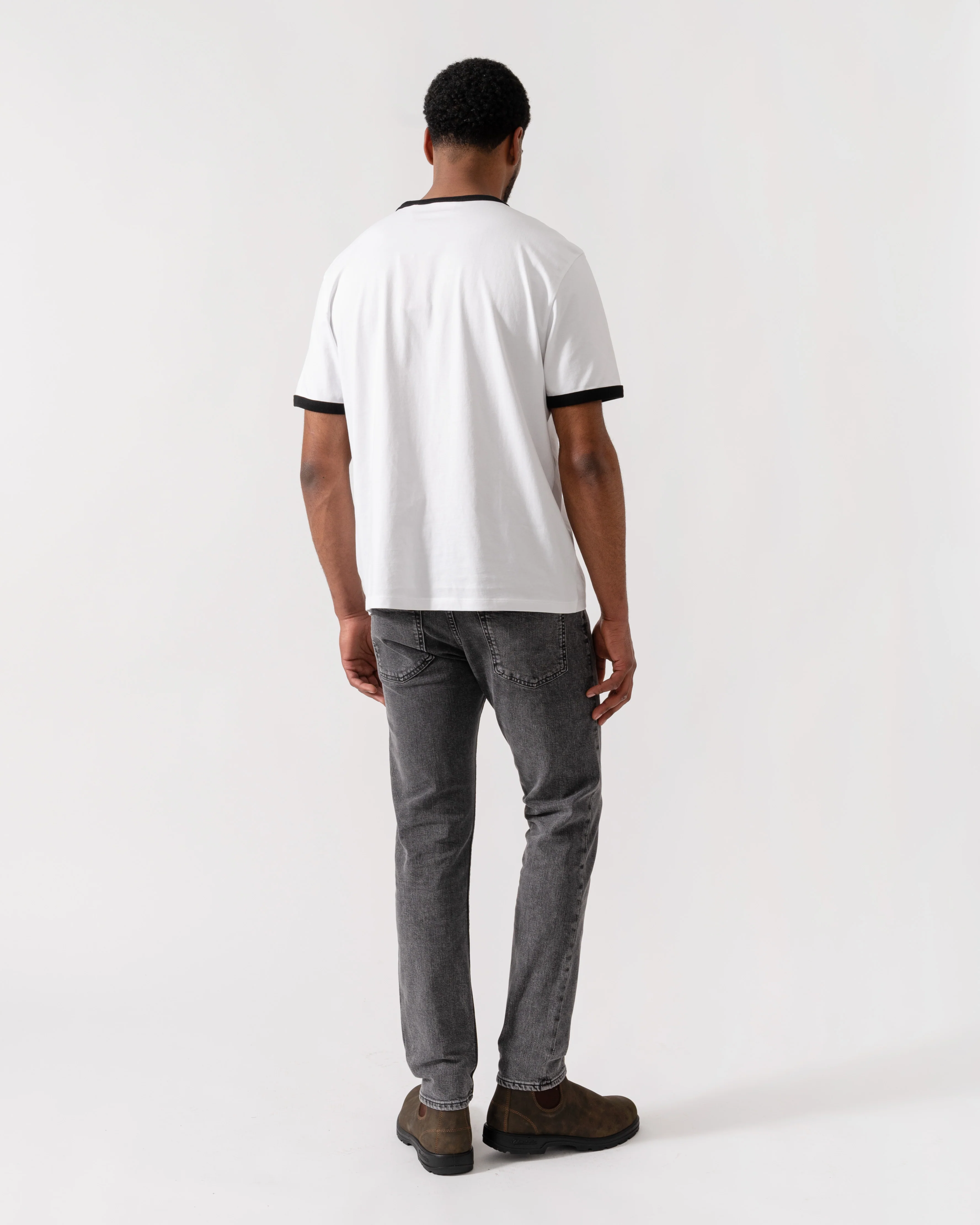 HUGO Mens Out-Of-Office T-Shirt - White 100 - Image 4