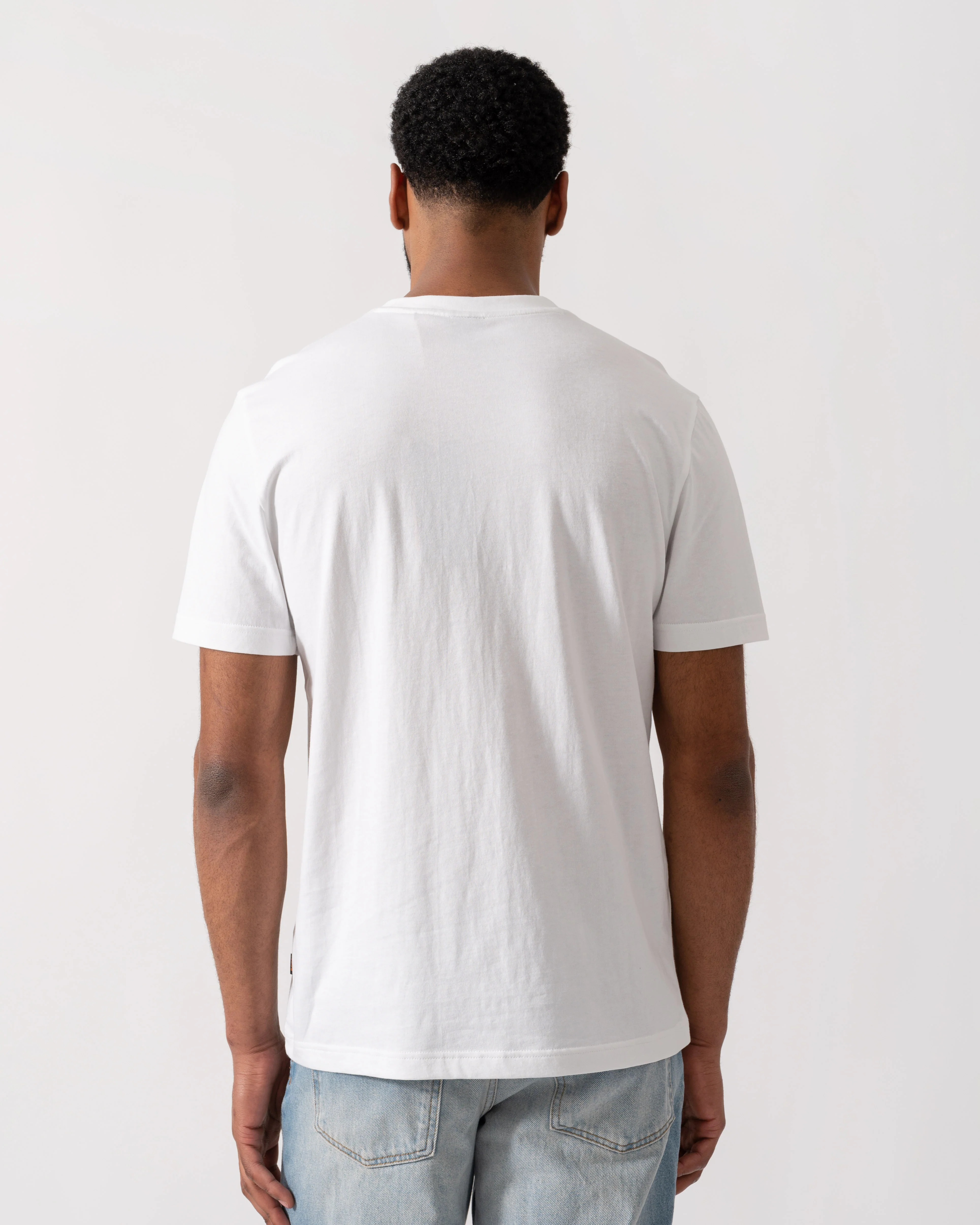 BOSS Orange Mens Dobermann Graphic T-Shirt - White 100 - Image 4