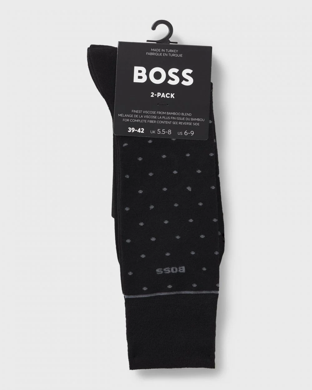 BOSS Orange Dots VI 2-Pack Mens Bamboo Socks - Image 3