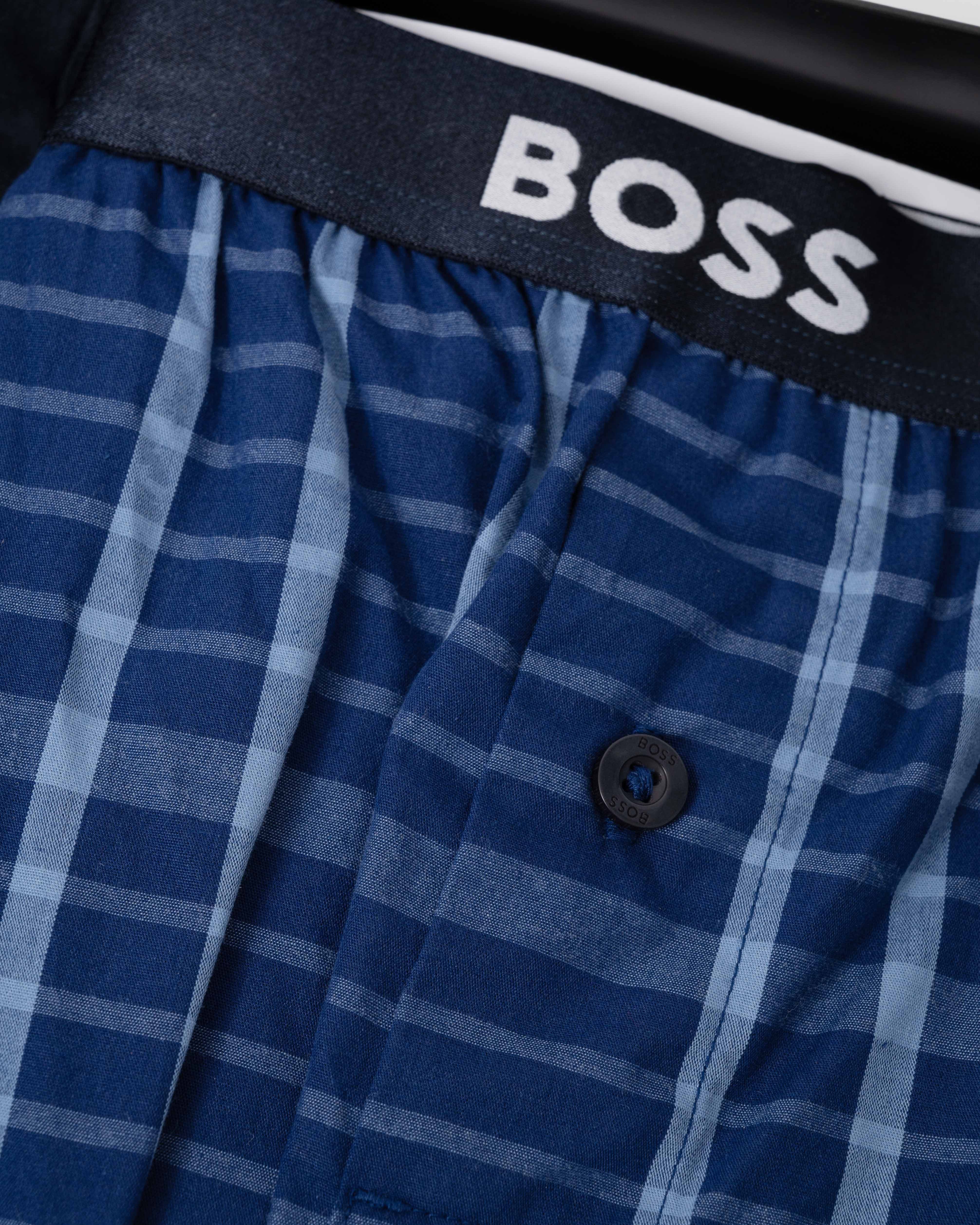BOSS Orange Easy Mens Pyjama Set - Medium Blue 423 - Image 3