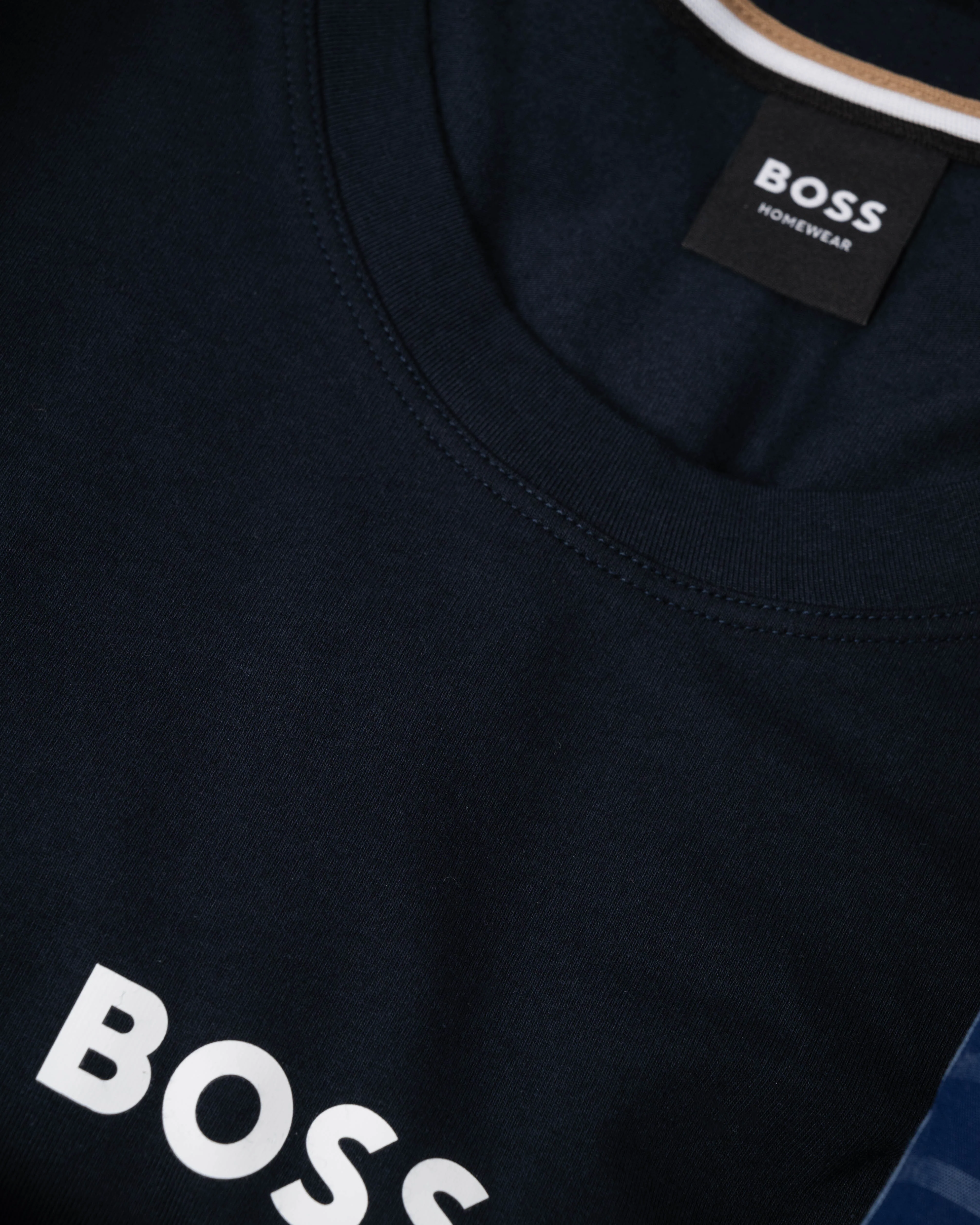 BOSS Orange Easy Mens Pyjama Set - Medium Blue 423 - Image 4