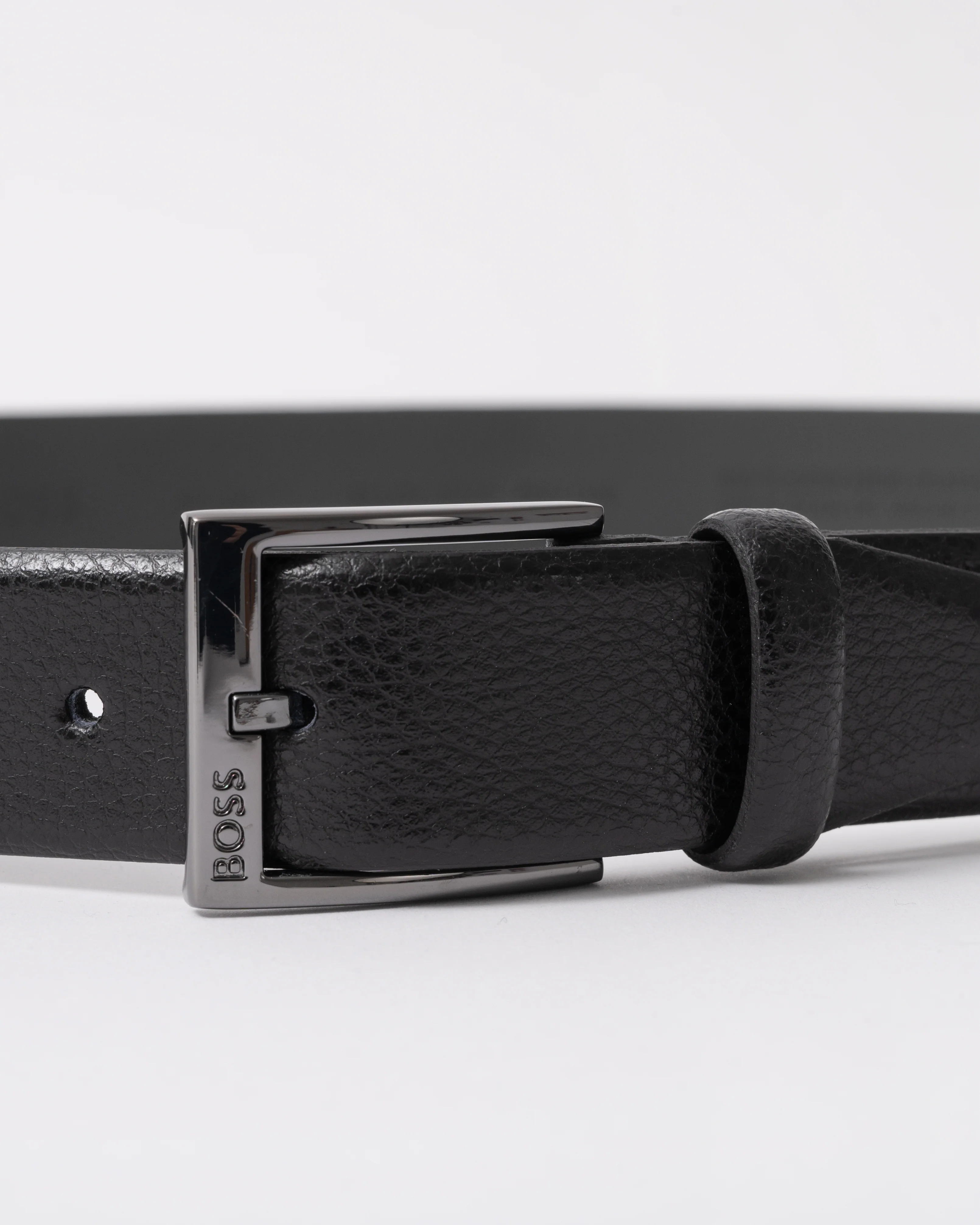 BOSS Orange Mens Elloy Belt - Black 001 - Image 3