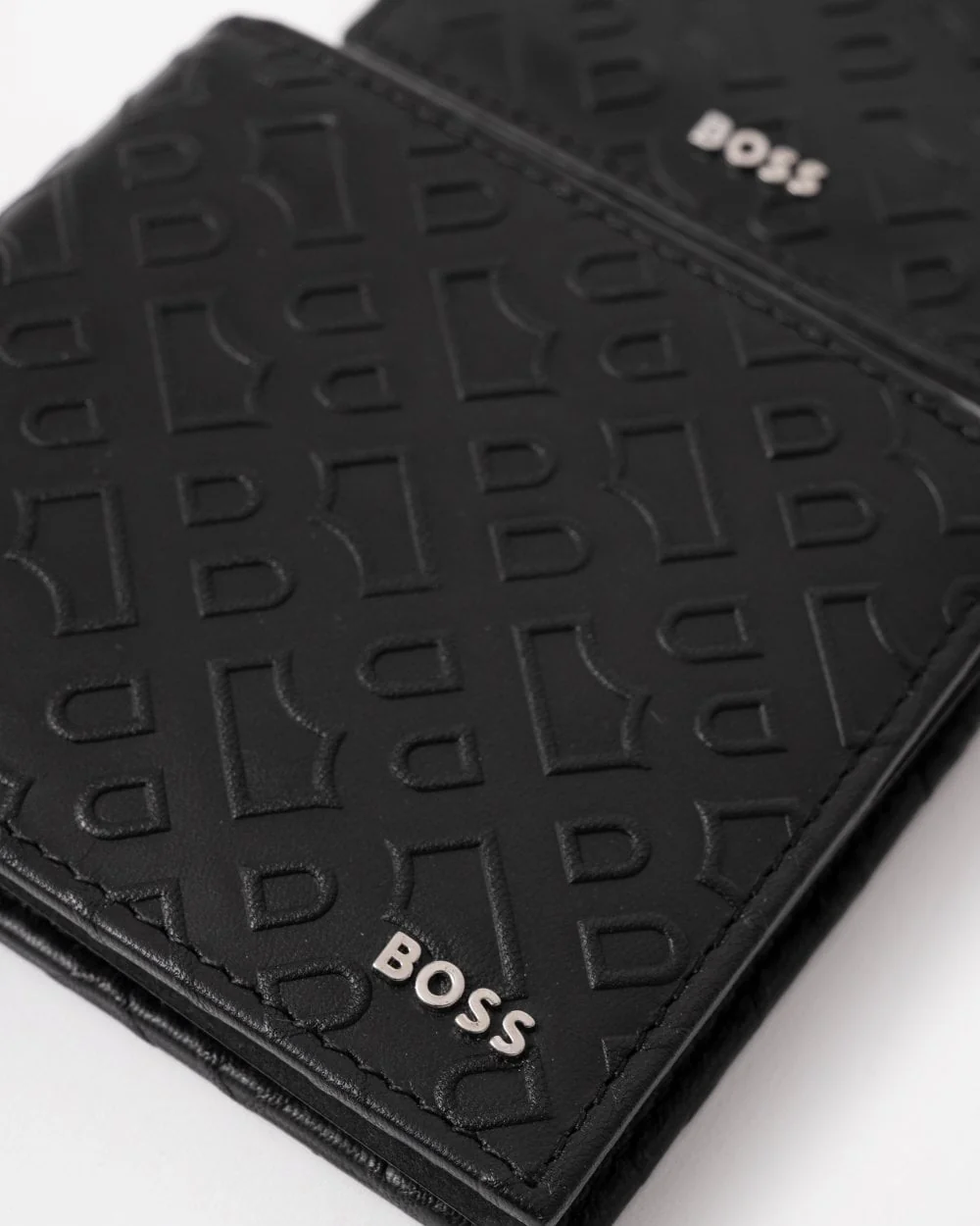 BOSS Orange GB Outline Mens Embossed Wallet and Card Holder Gift Set - Image 3