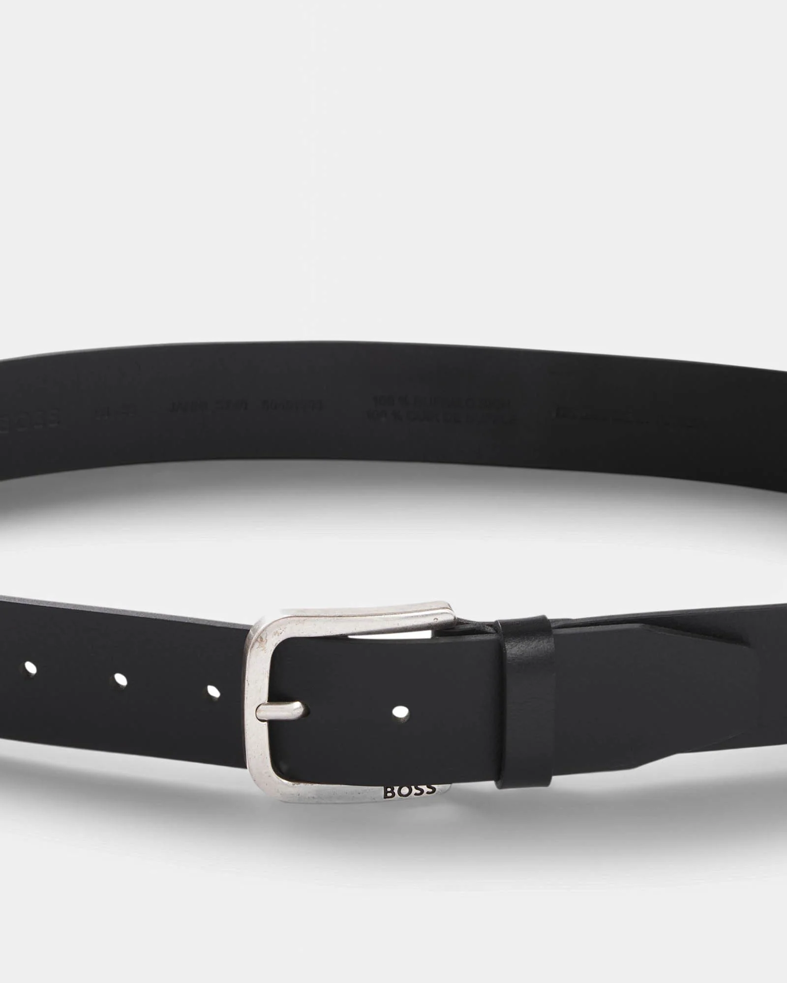 BOSS Orange Janni Mens Belt - Black 001 - Image 2