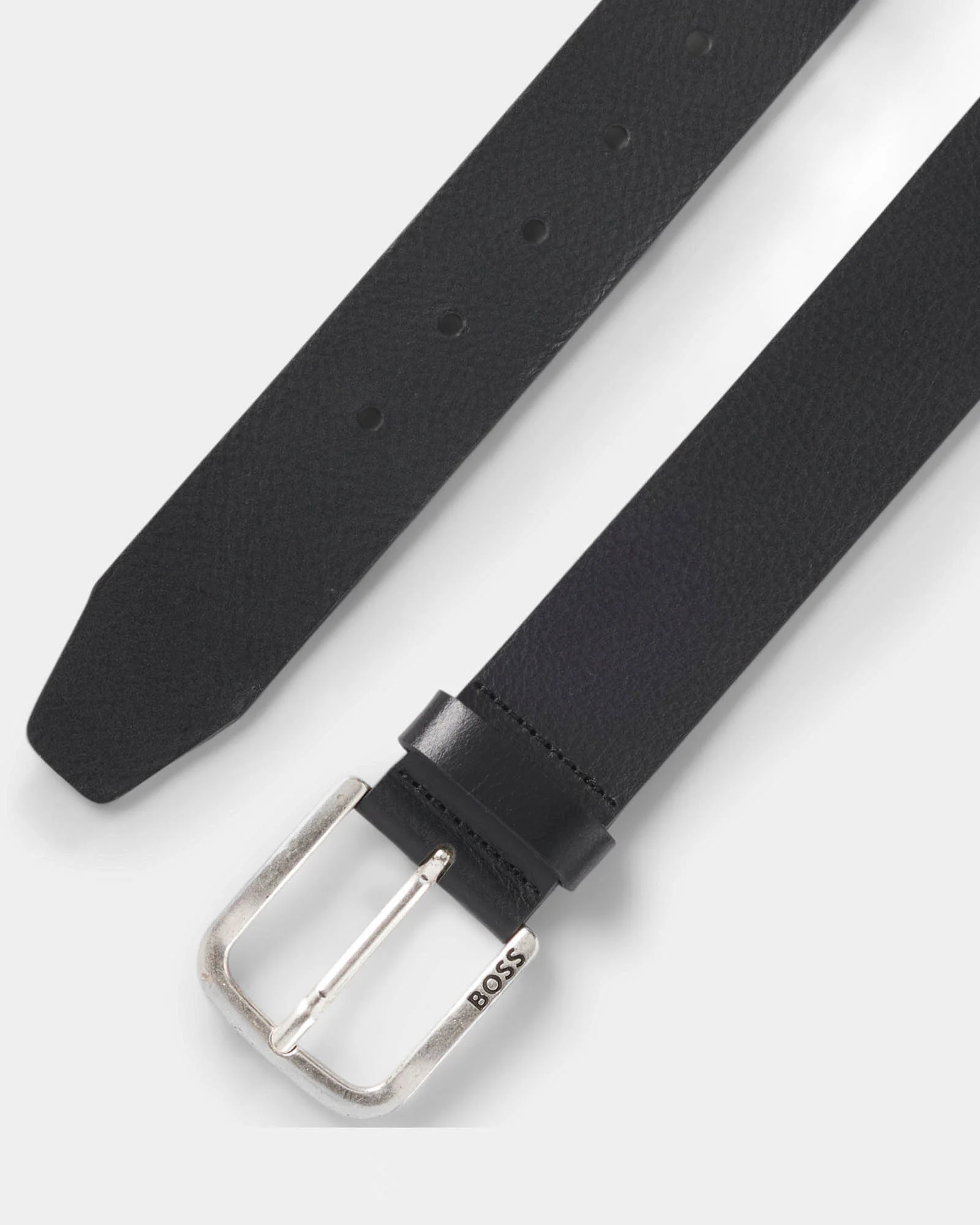 BOSS Orange Janni Mens Belt - Black 001 - Image 3