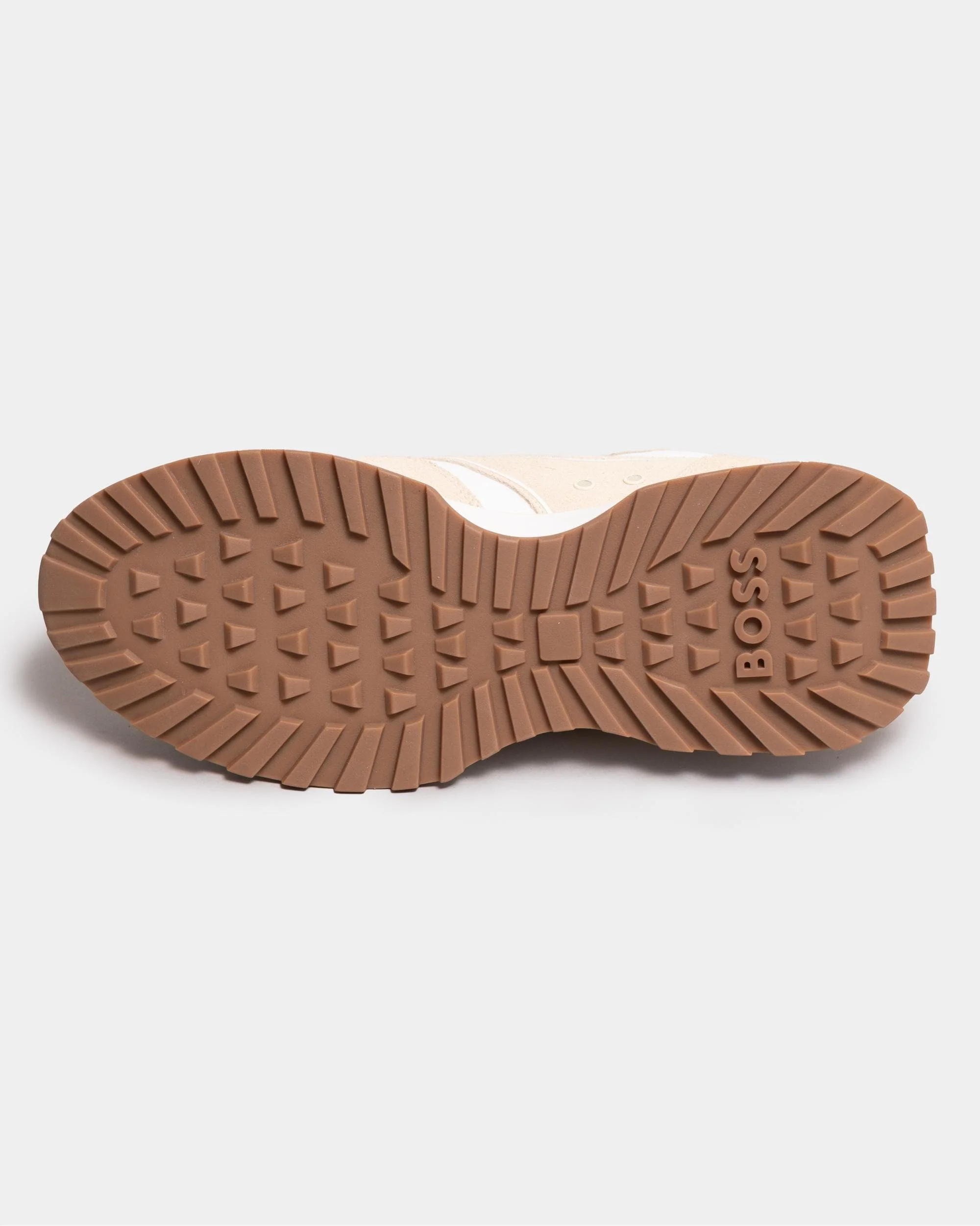 BOSS Orange Jonah Mens Mixed-Material Low-Top Trainers With Branded Details - Image 6
