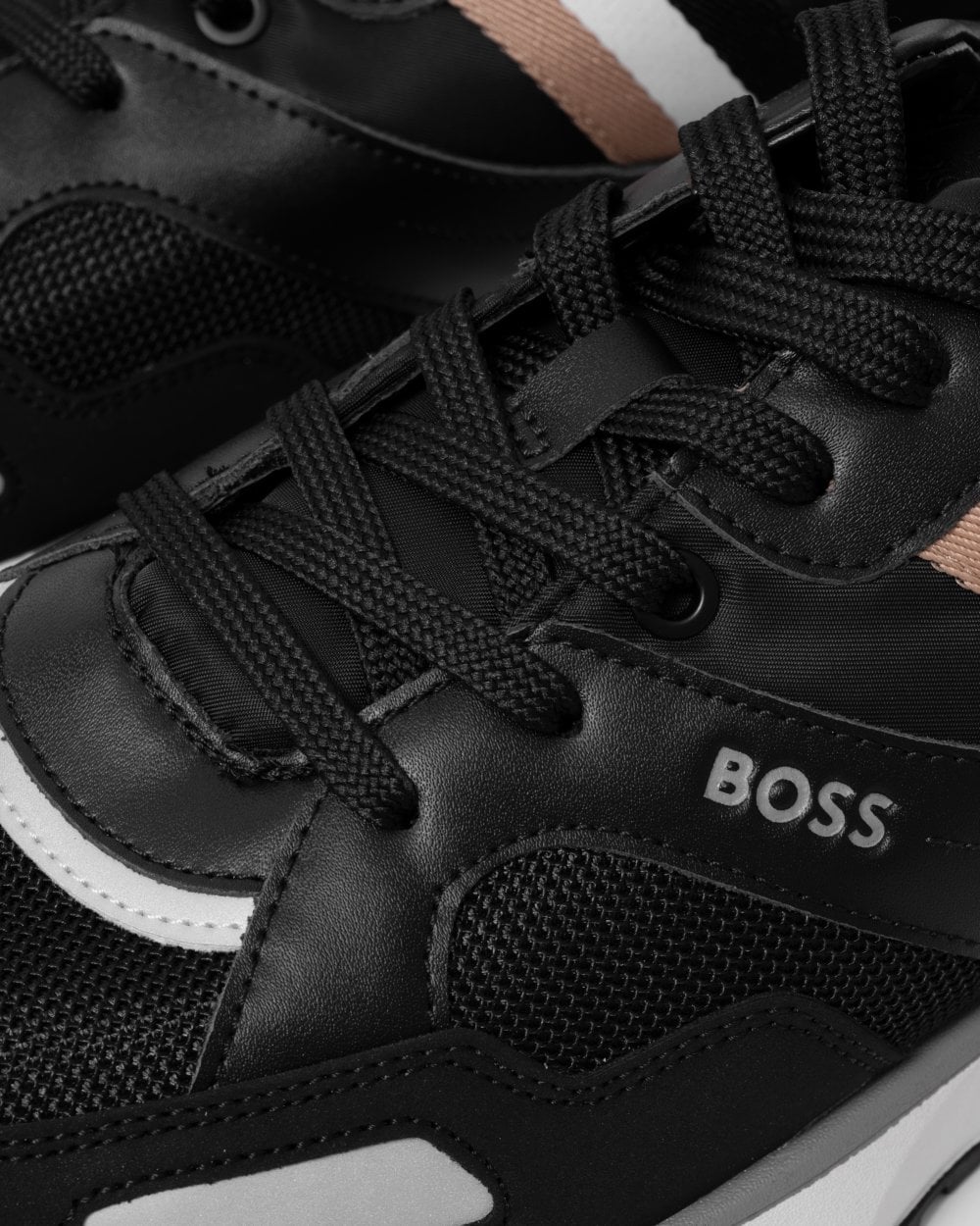 BOSS Orange Jonah Mens Running Style Trainers With EVA Rubber Outsole NOS - Black 001 - Image 5