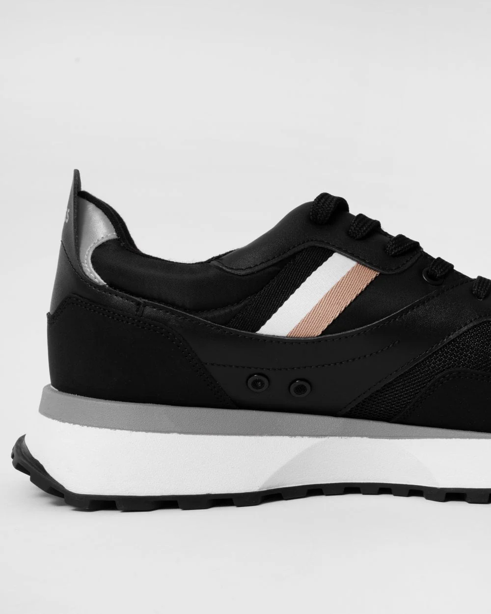 BOSS Orange Jonah Mens Running Style Trainers With EVA Rubber Outsole NOS - Black 001 - Image 6