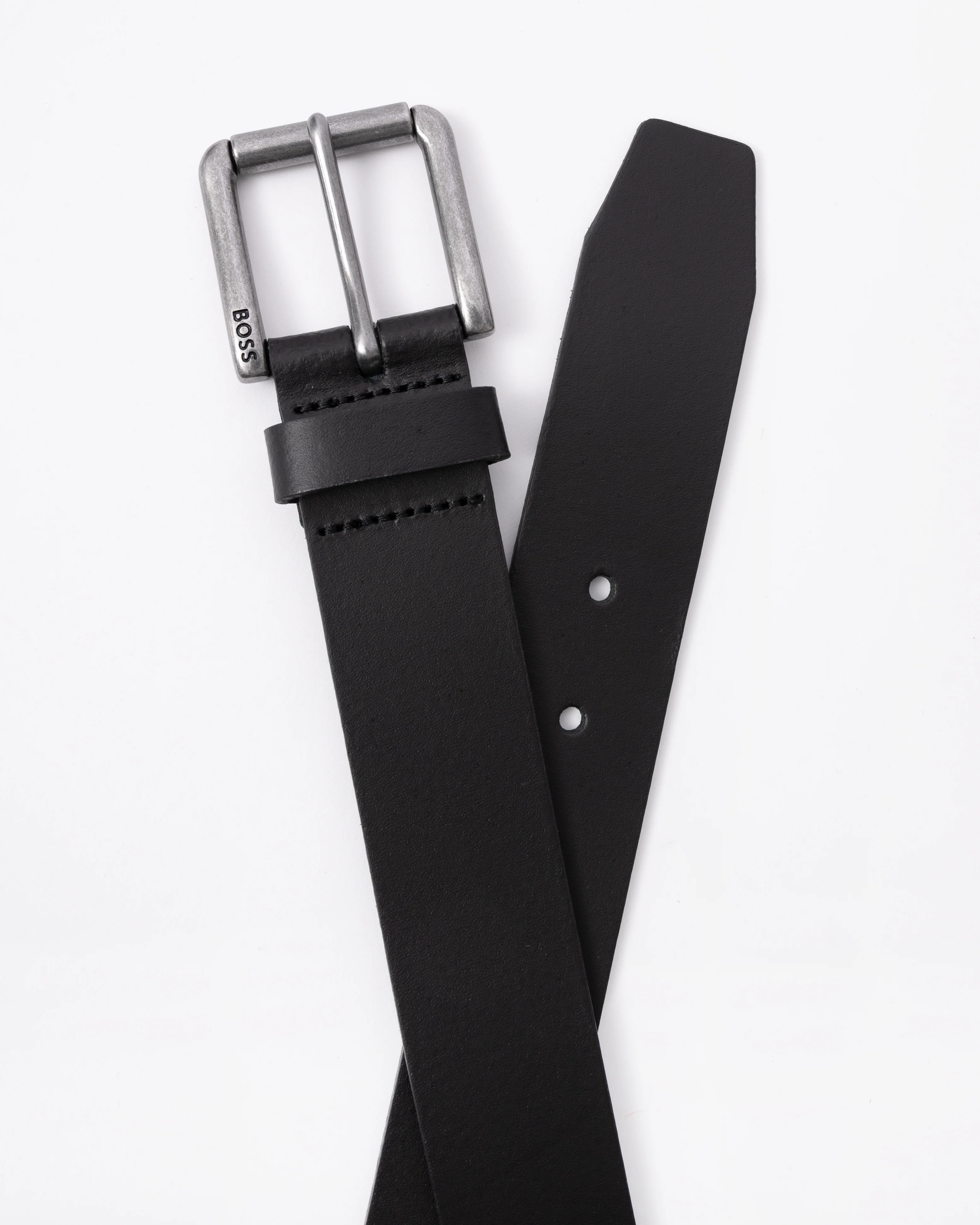 BOSS Orange Mens Joris Belt - Black 001 - Image 4
