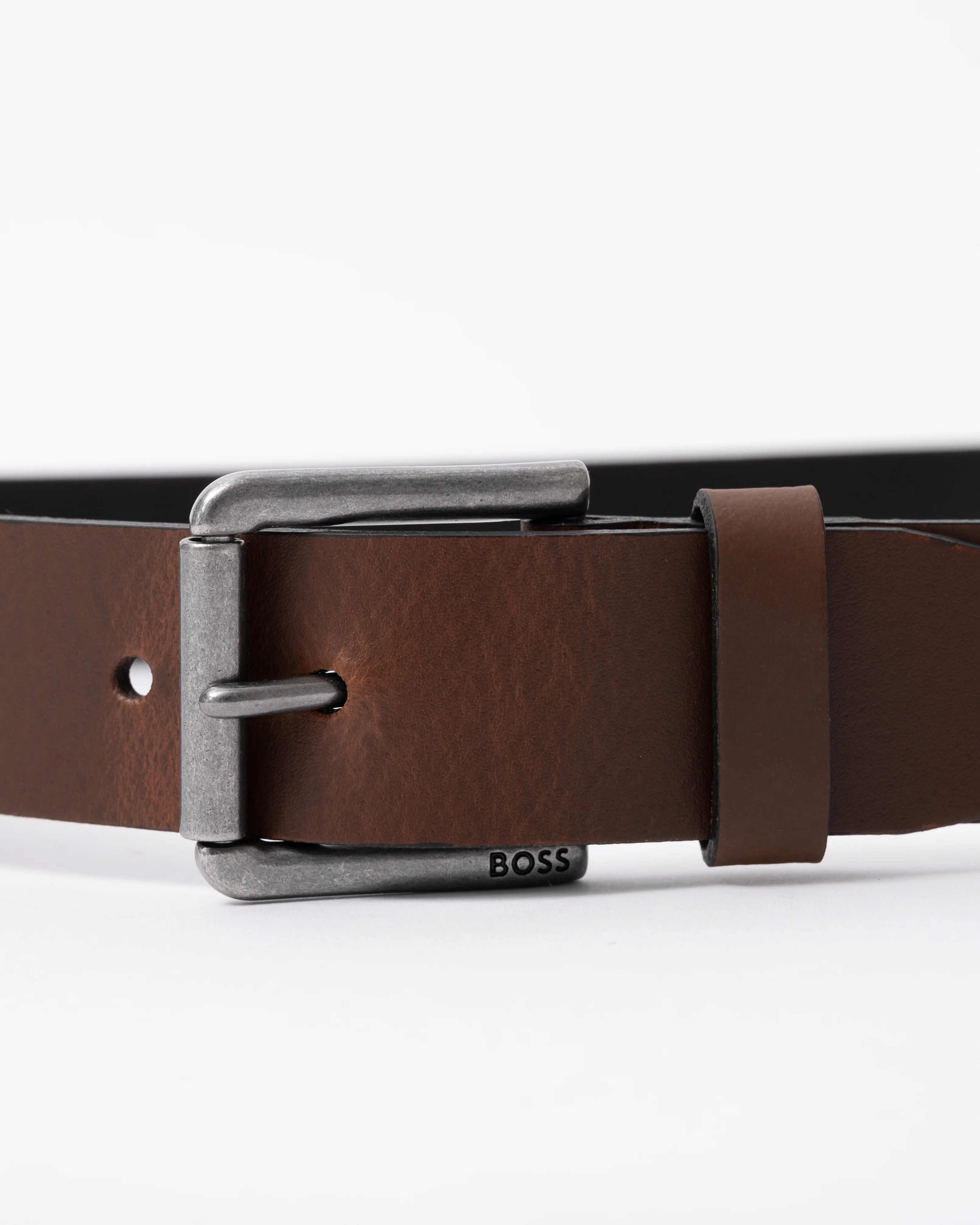 BOSS Orange Mens Joris Belt - Dark Brown 203 - Image 3