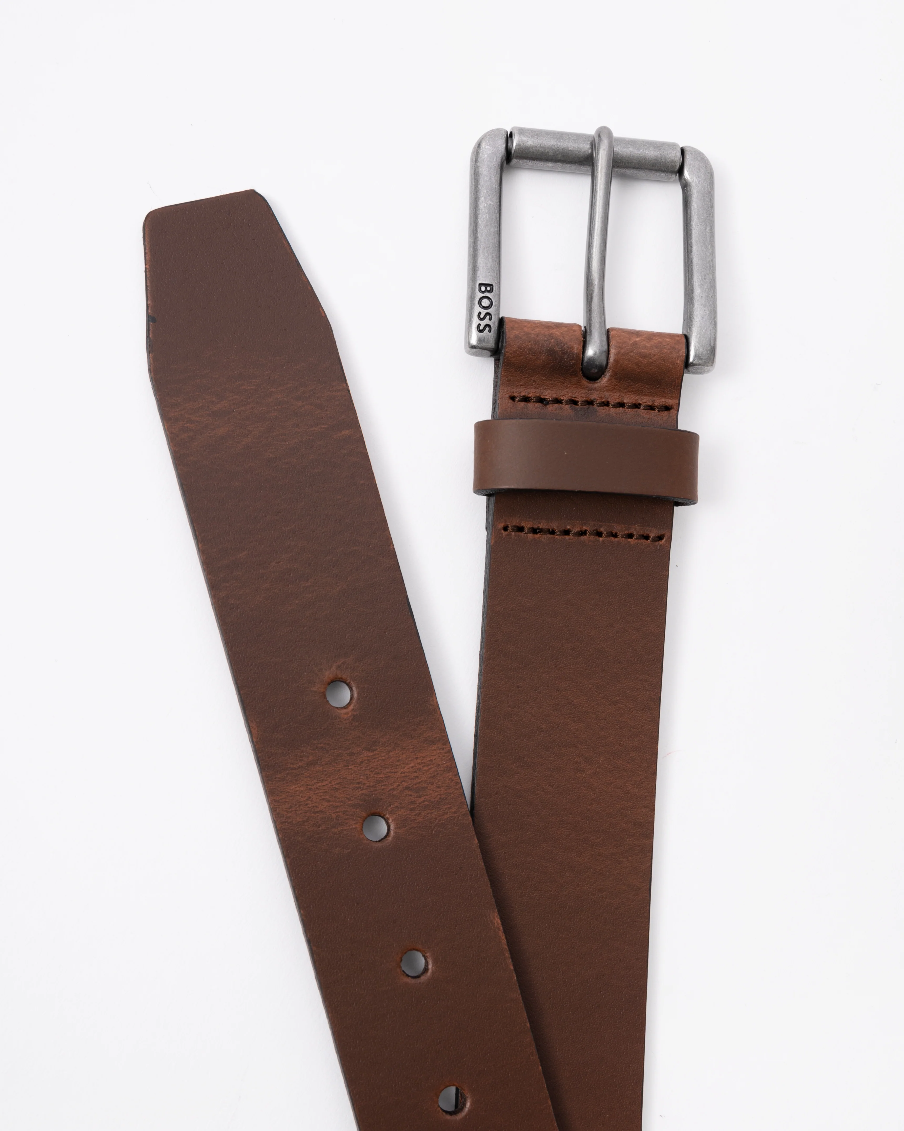 BOSS Orange Mens Joris Belt - Dark Brown 203 - Image 4