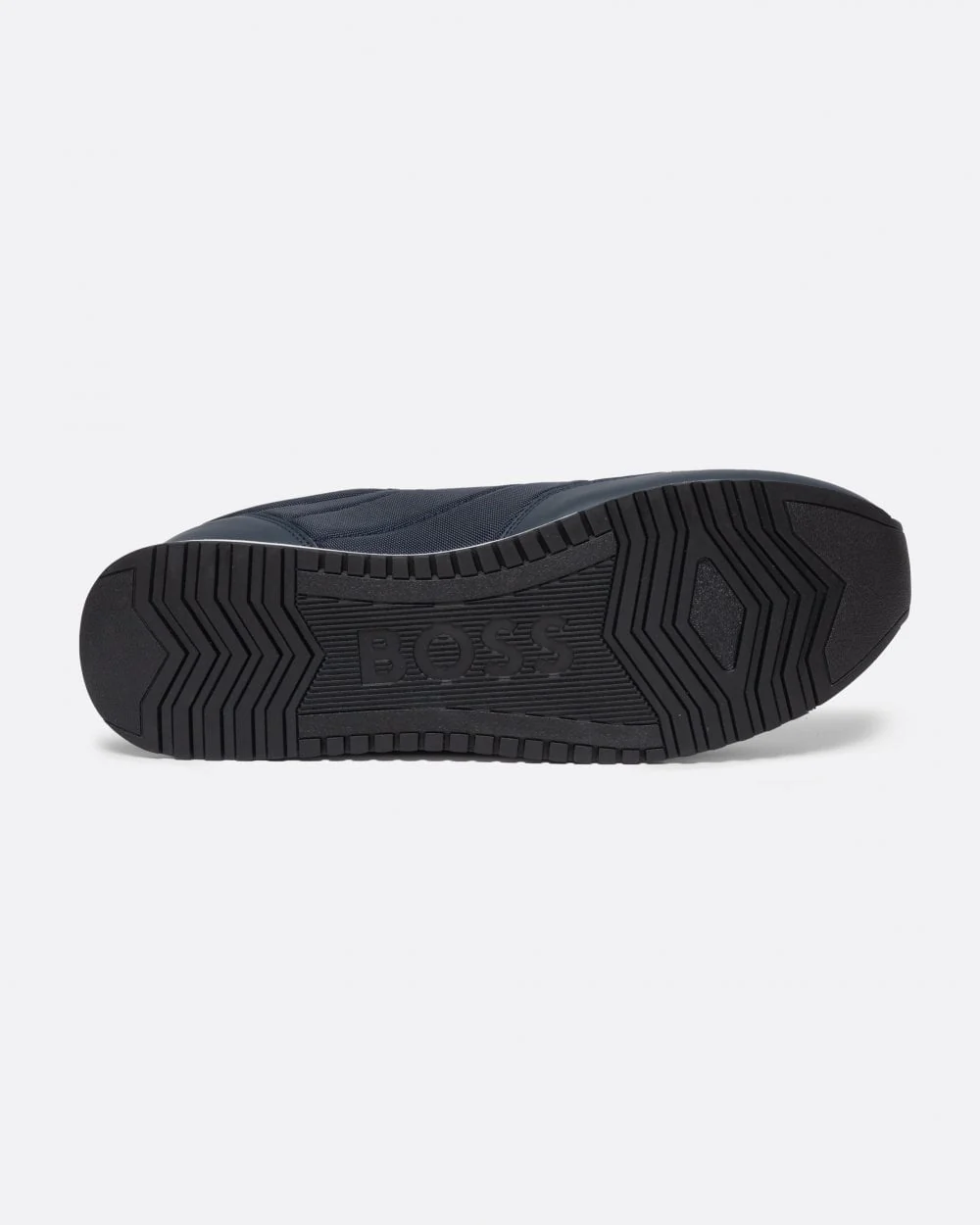 BOSS Orange Kai Mens Mixed-Material Trainers with Pop-Colour Details - Image 4