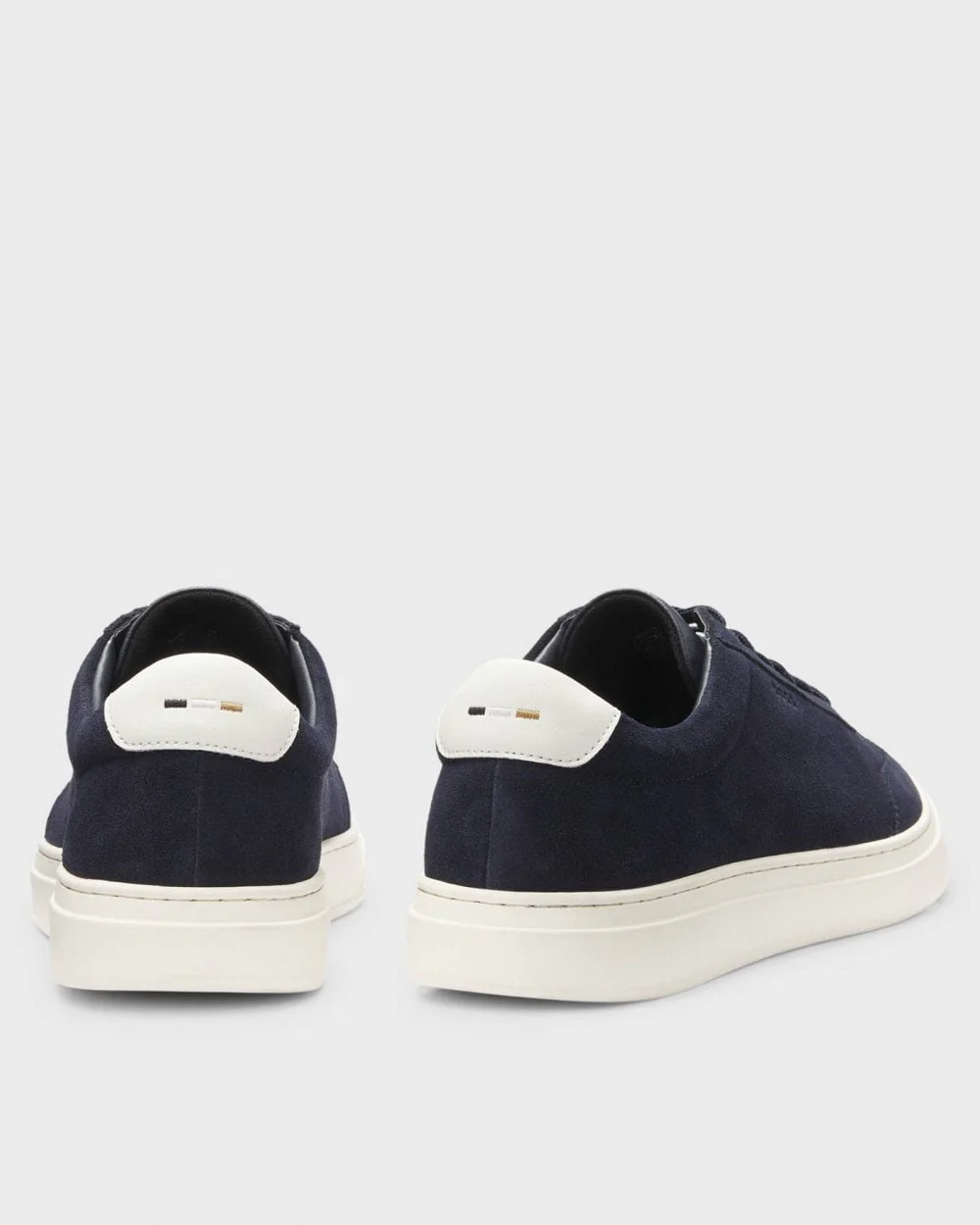 BOSS Orange Kieran Mens Suede Trainers with Rubber Sole - Image 3