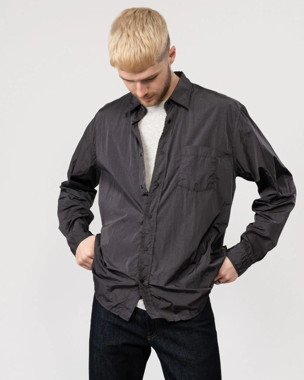 BOSS Orange Lambini Mens Long Sleeve Shirt - Image 3