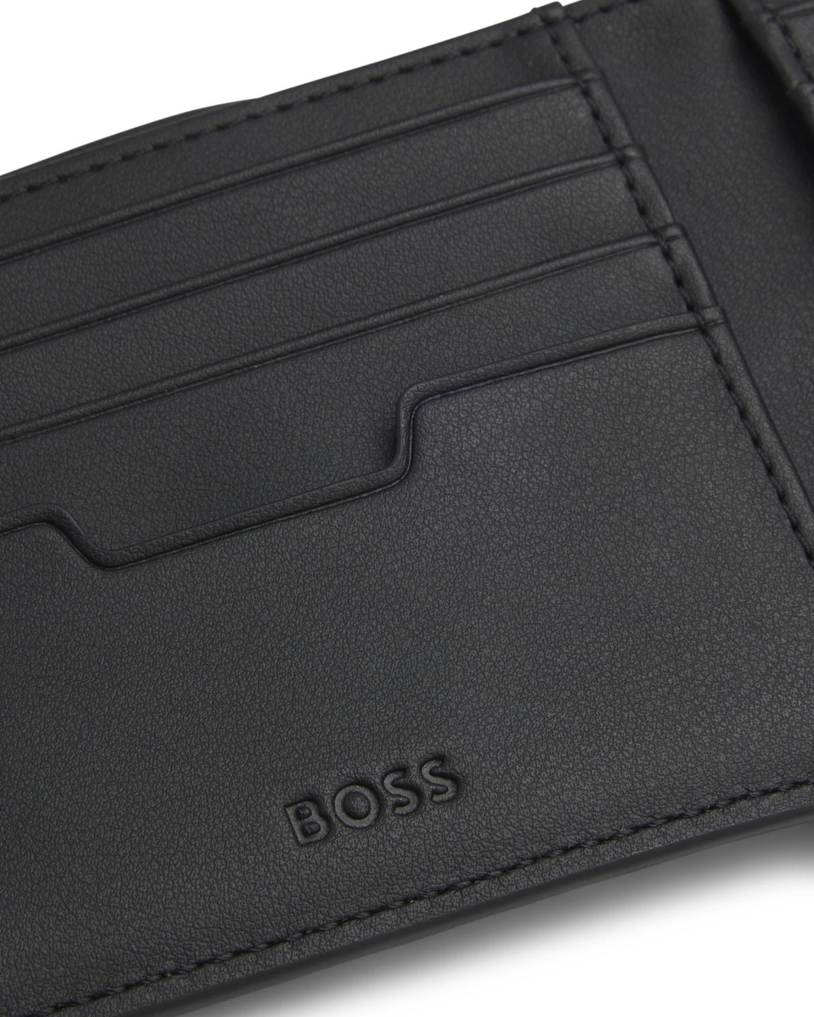 BOSS Orange Lewys Mens 8-Card Wallet - Black 001 - Image 2