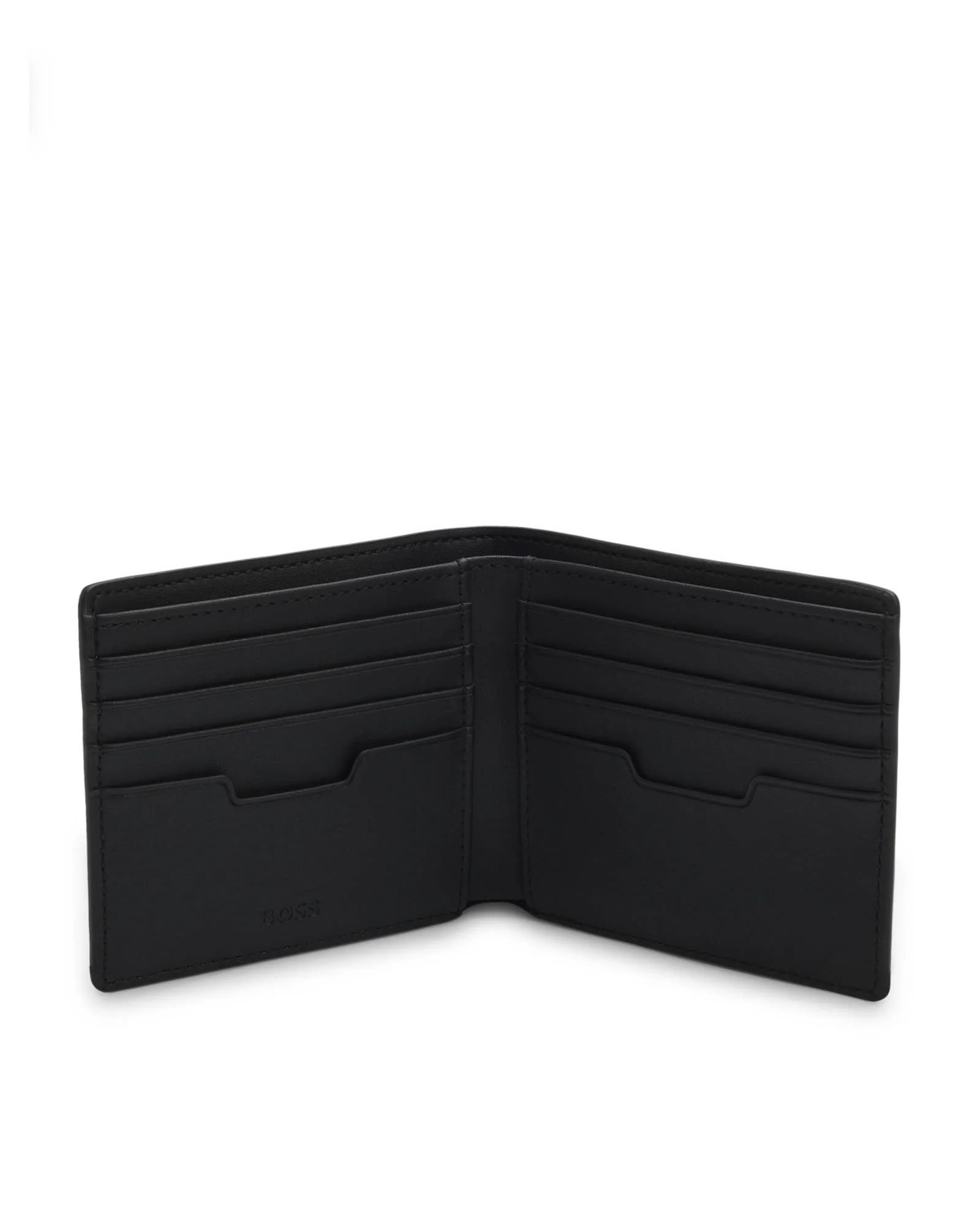 BOSS Orange Lewys Mens 8-Card Wallet - Black 001 - Image 3