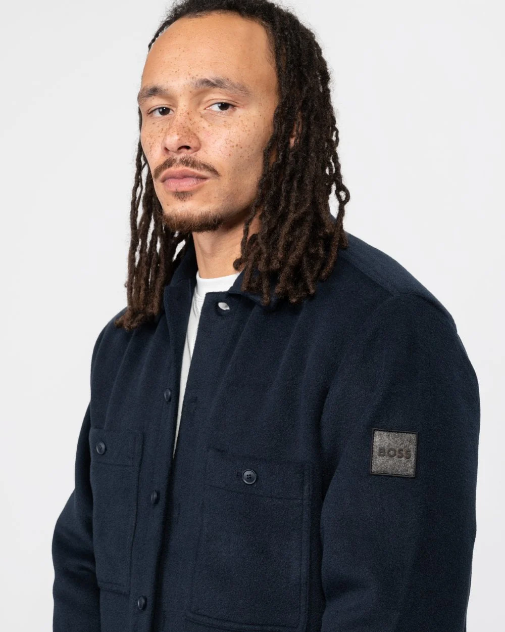 BOSS Orange Locky_1 Mens Overshirt - Image 2