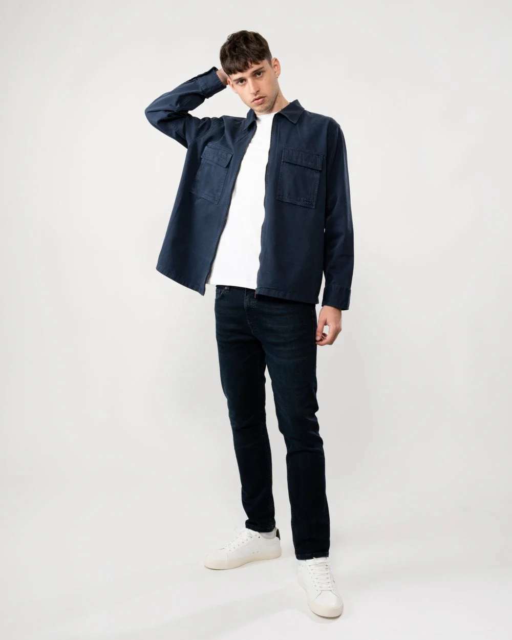 BOSS Orange Lovel Mens Zip Overshirt 50520107 - Image 2