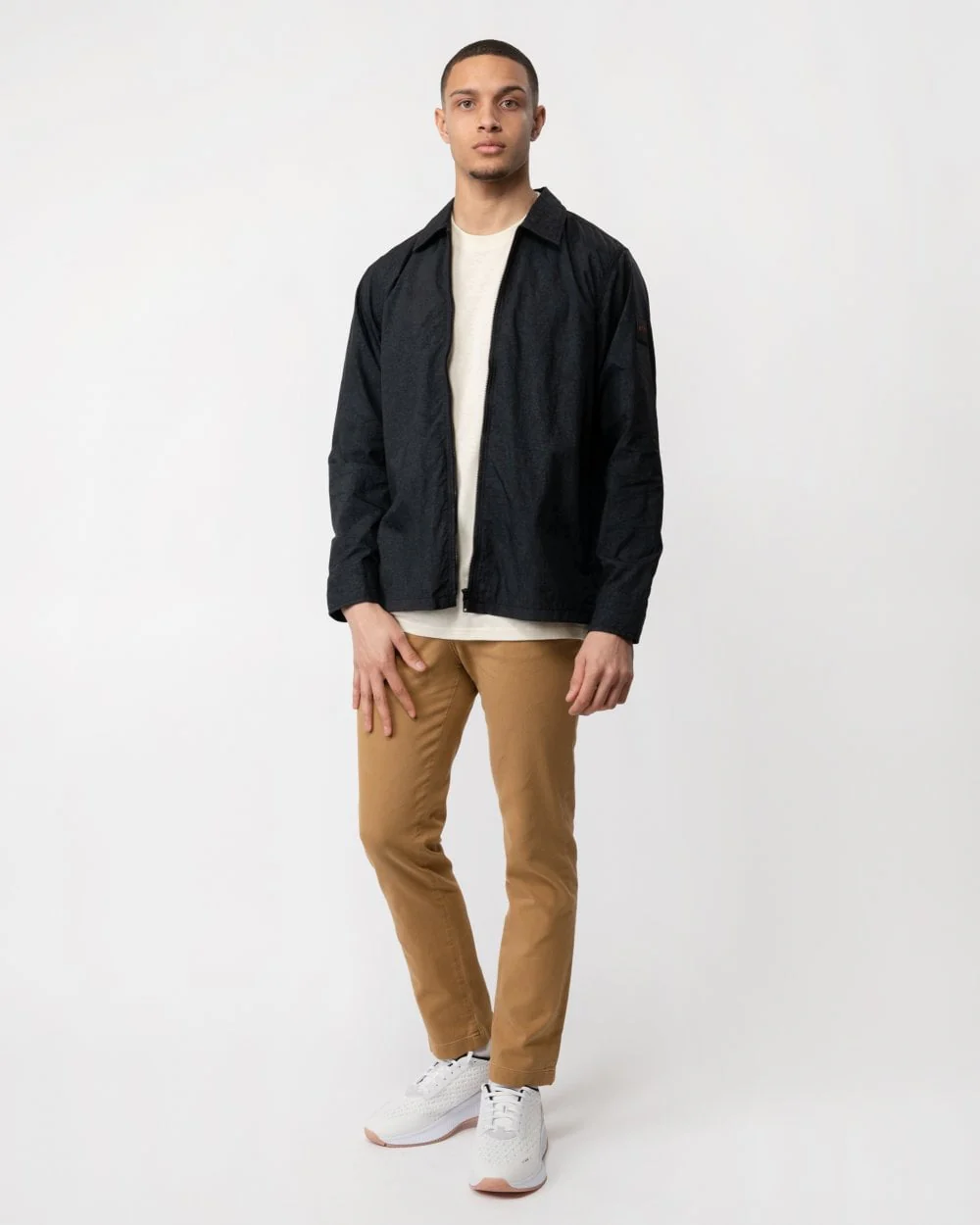 BOSS Orange Lovvy Mens Overshirt - Black 001 - Image 3