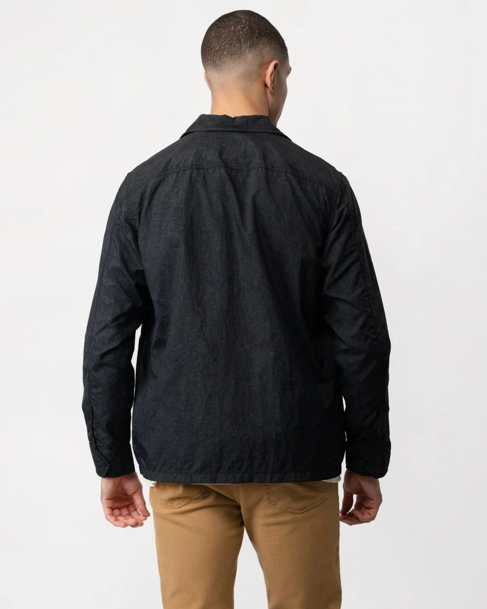 BOSS Orange Lovvy Mens Overshirt - Black 001 - Image 4