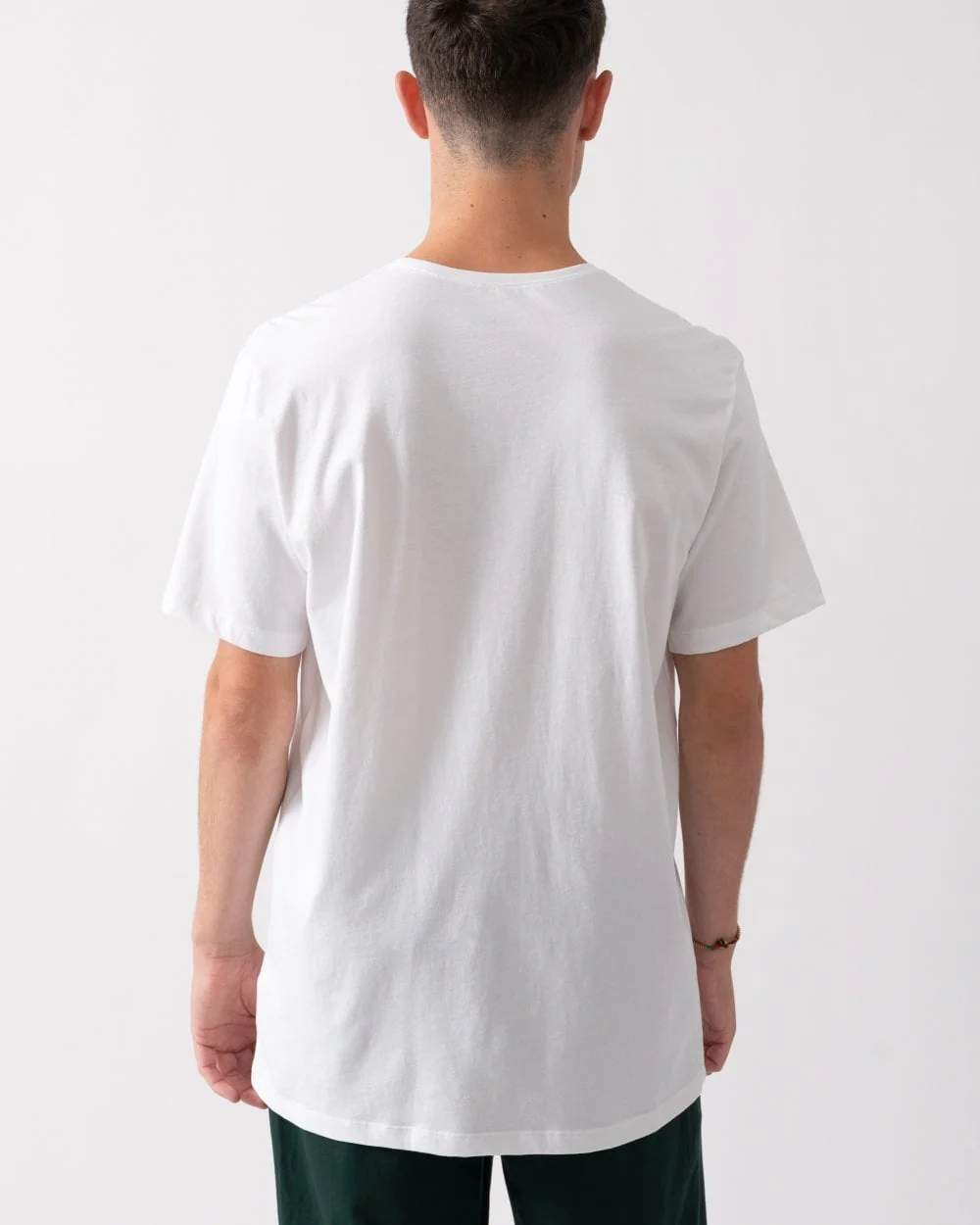 BOSS Orange Mens 2 Pack Comfort Loungewear T-Shirts - White 100 - Image 4