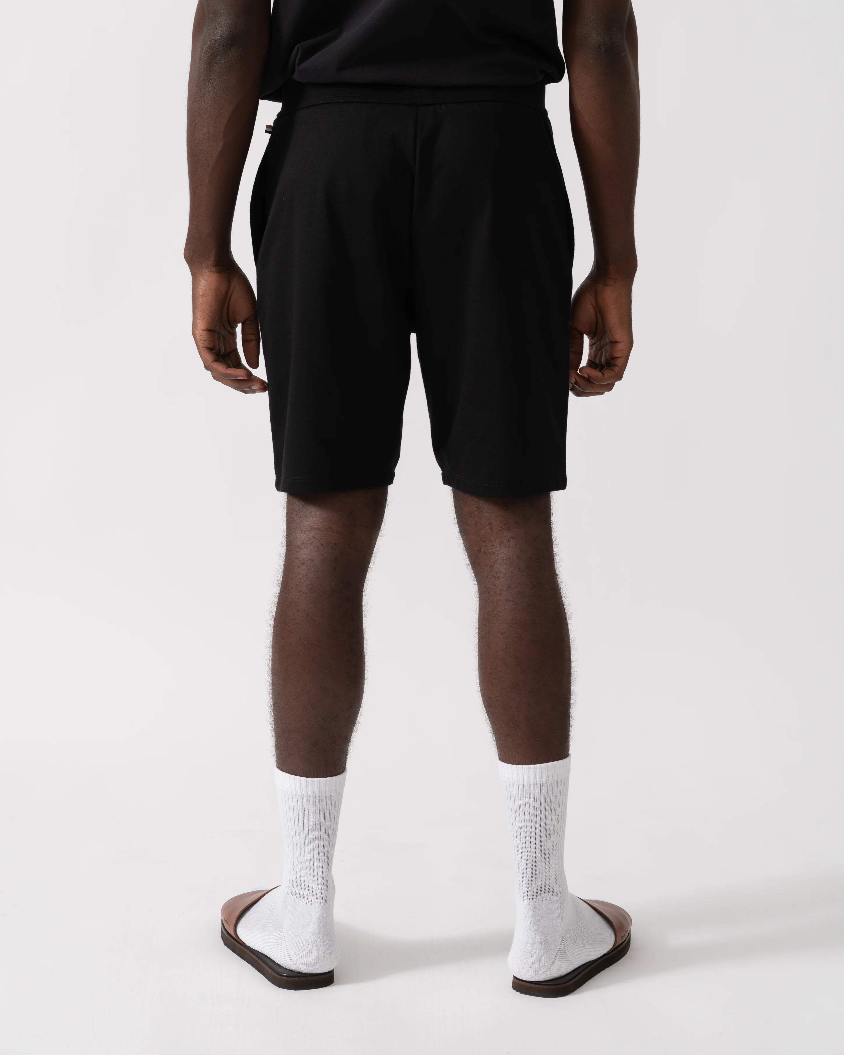 BOSS Orange Mens Authentic Loungewear Shorts 50545560 - Black 001 - Image 4