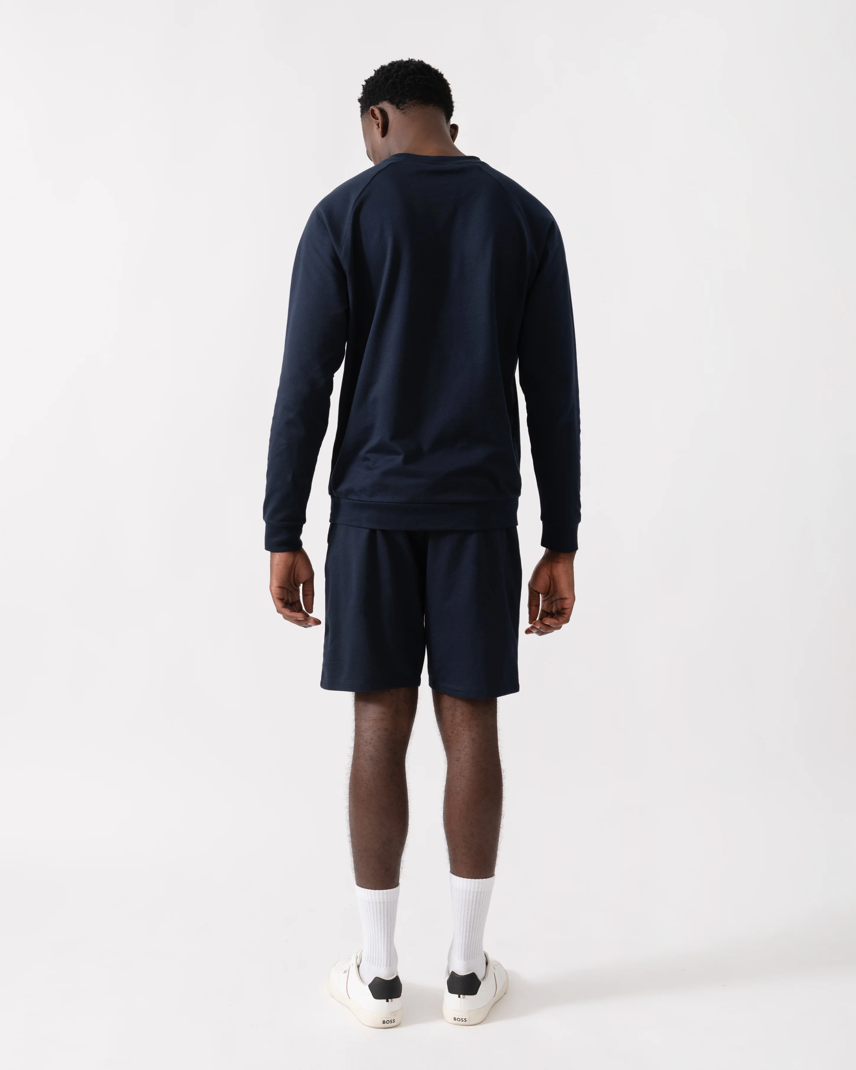 BOSS Orange Mens Authentic Loungewear Shorts 50545560 - Dark Blue 404 - Image 4