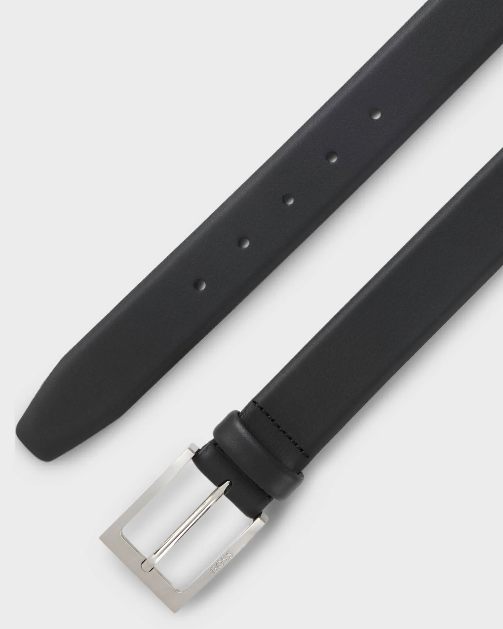 BOSS Orange Barnabie Mens Leather Belt - Black 002 - Image 2