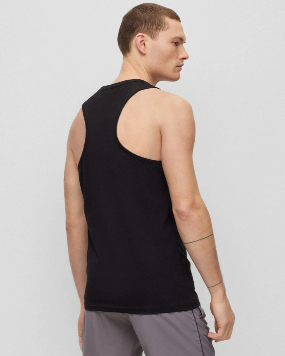 BOSS Orange Mens Beach Tank Top - Image 2