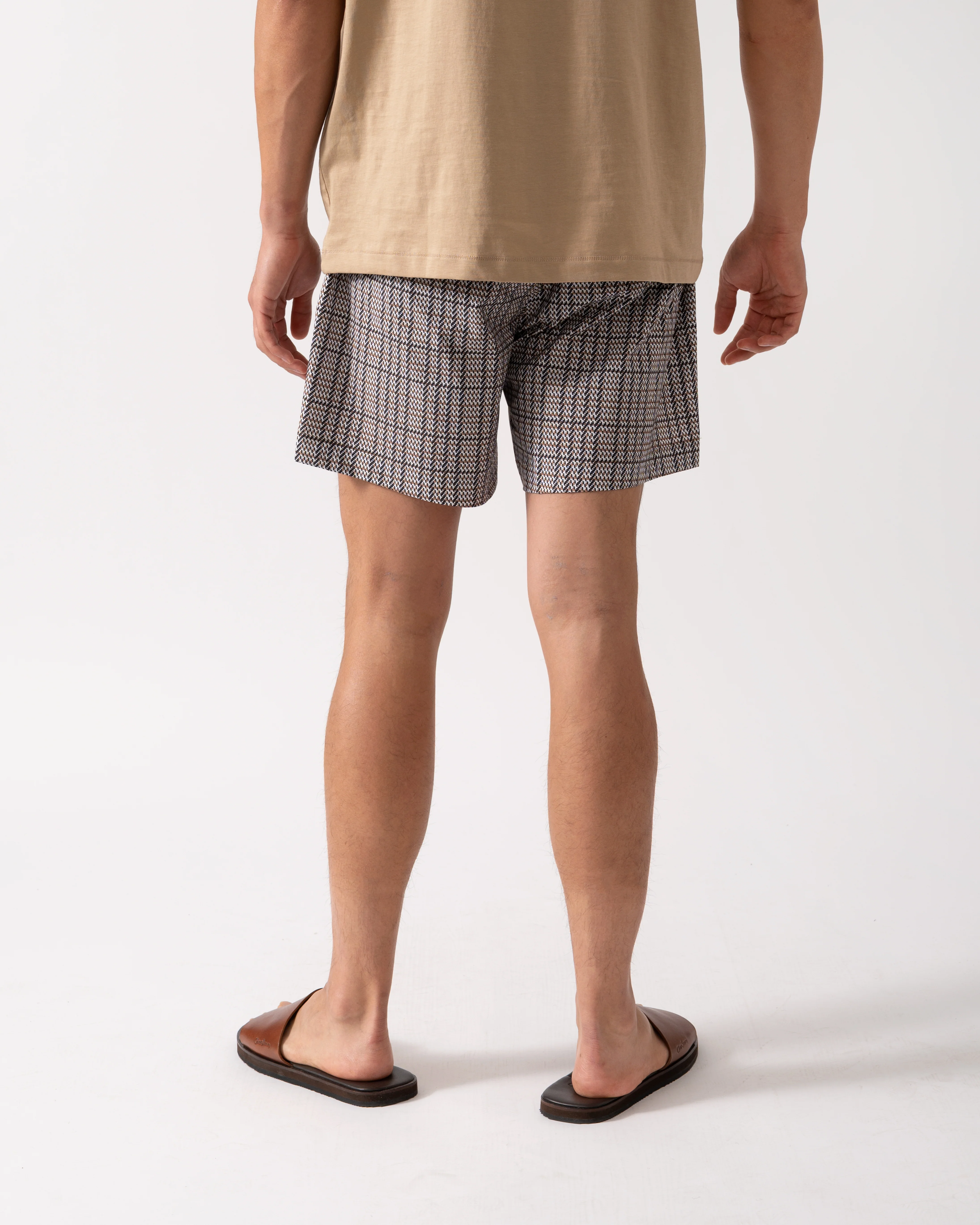 BOSS Orange Mens Beach-to-Bar Swim Shorts - Black 001 - Image 4