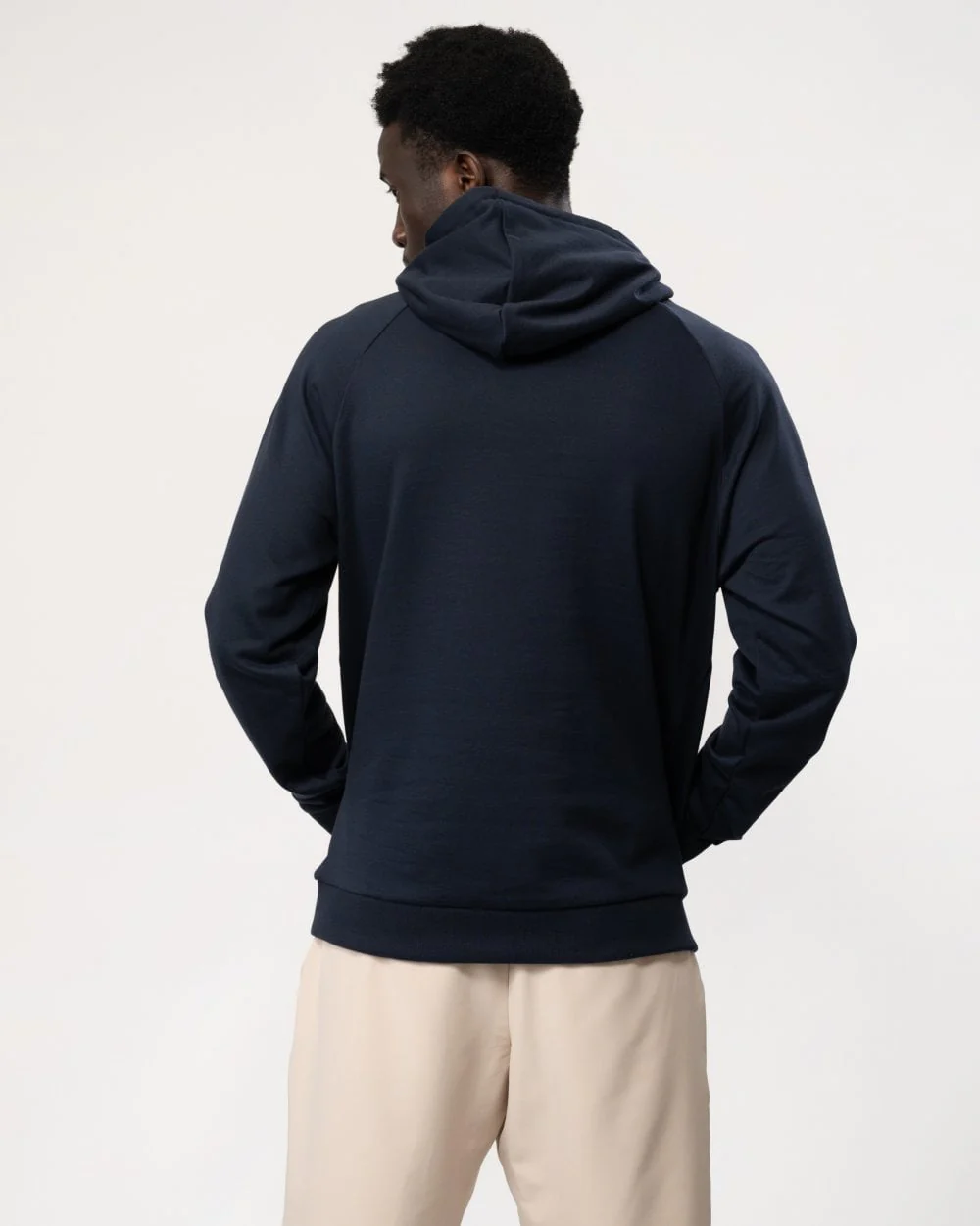 BOSS Orange Mens Cotton Terry Regular Fit Loungewear Hoodie with Double Monogram Logo - Image 4