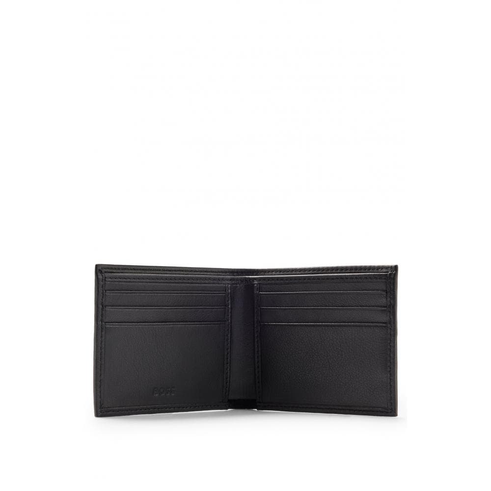 BOSS Orange Mens Grained Leather Wallet With Embossed Logo and Matte Finish - Image 2