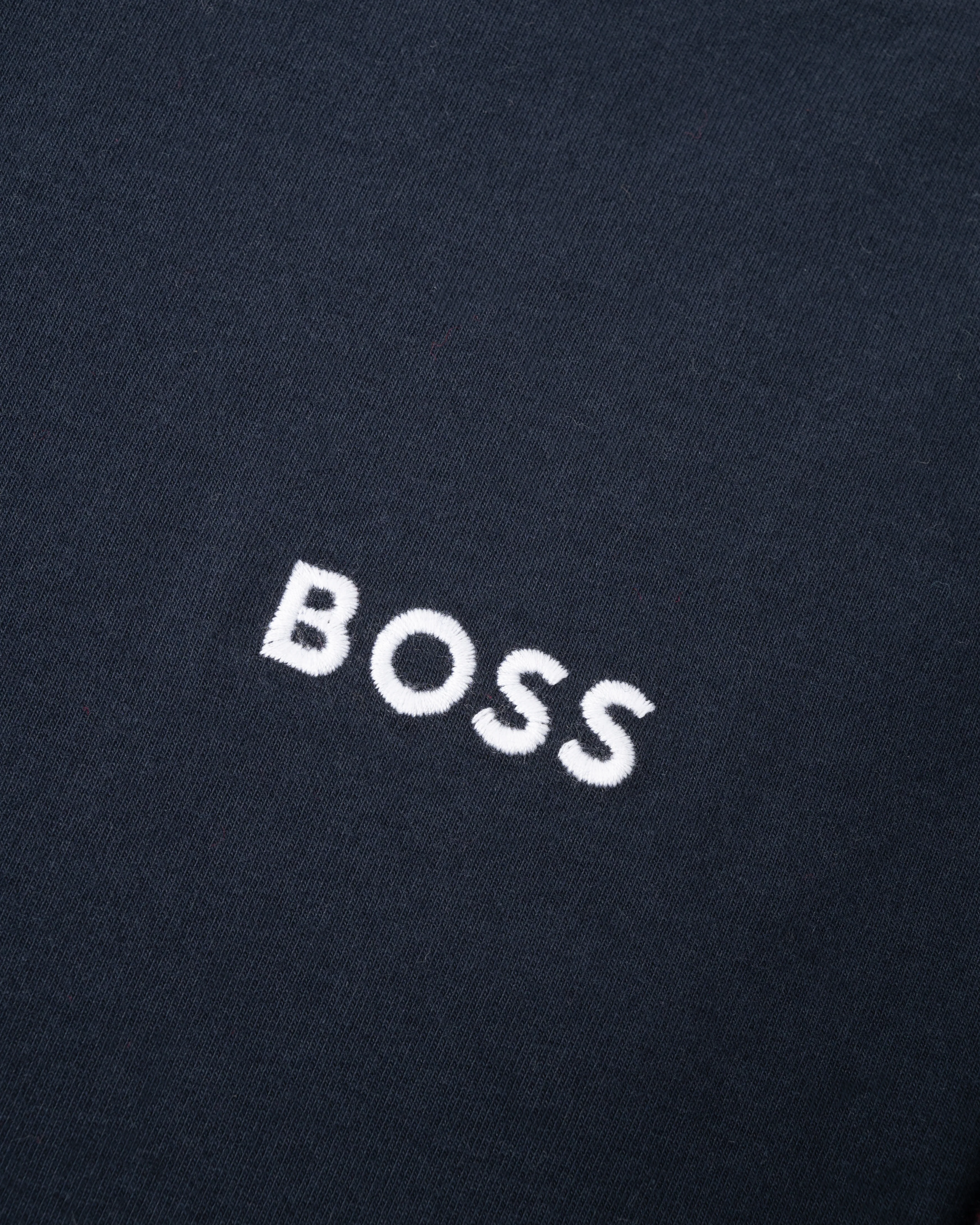 BOSS Orange Mens Holiday Long Pyjama Set - Open Blue 460 - Image 5