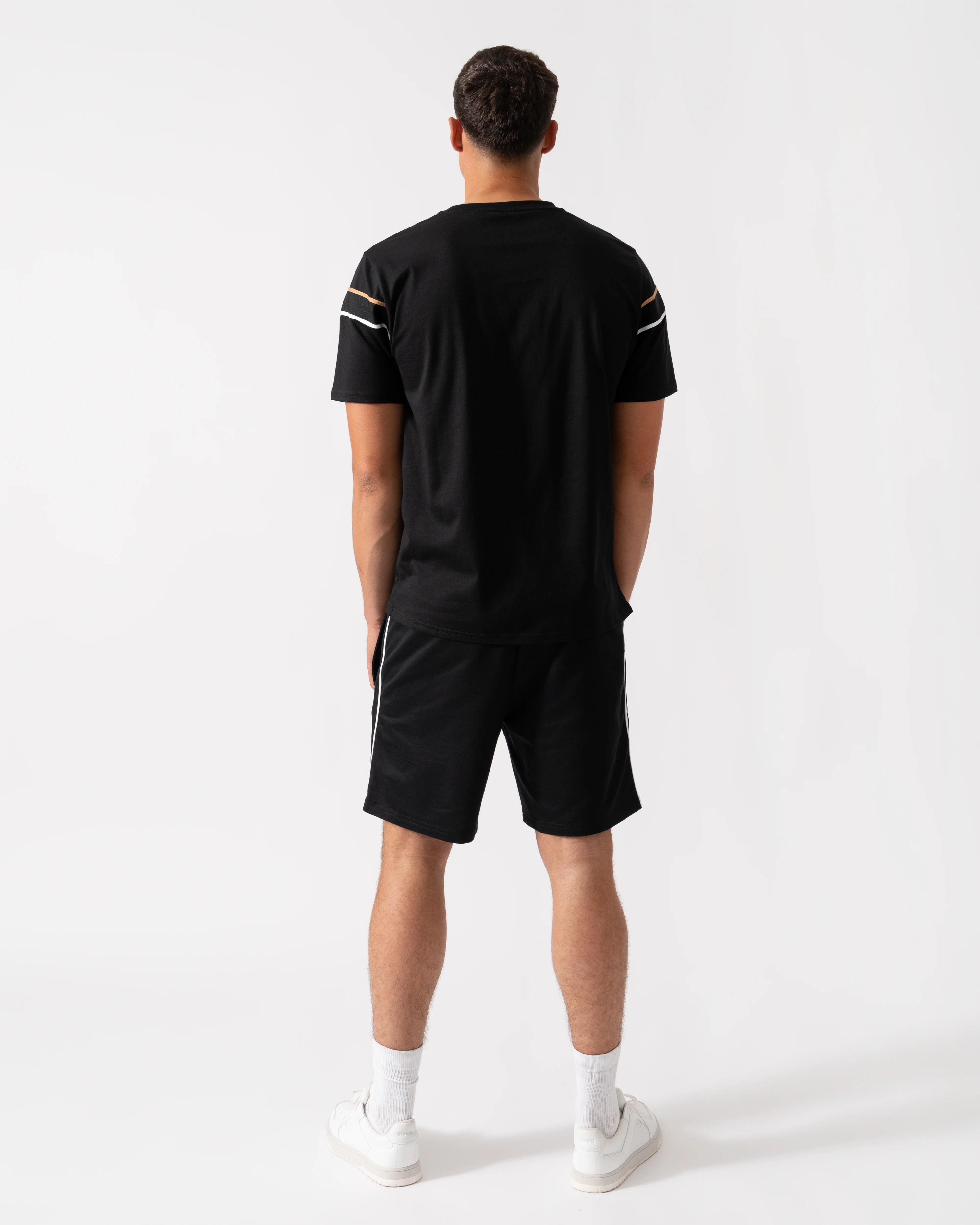 BOSS Orange Mens Iconic Loungewear Shorts 50545595 - Black 001 - Image 4