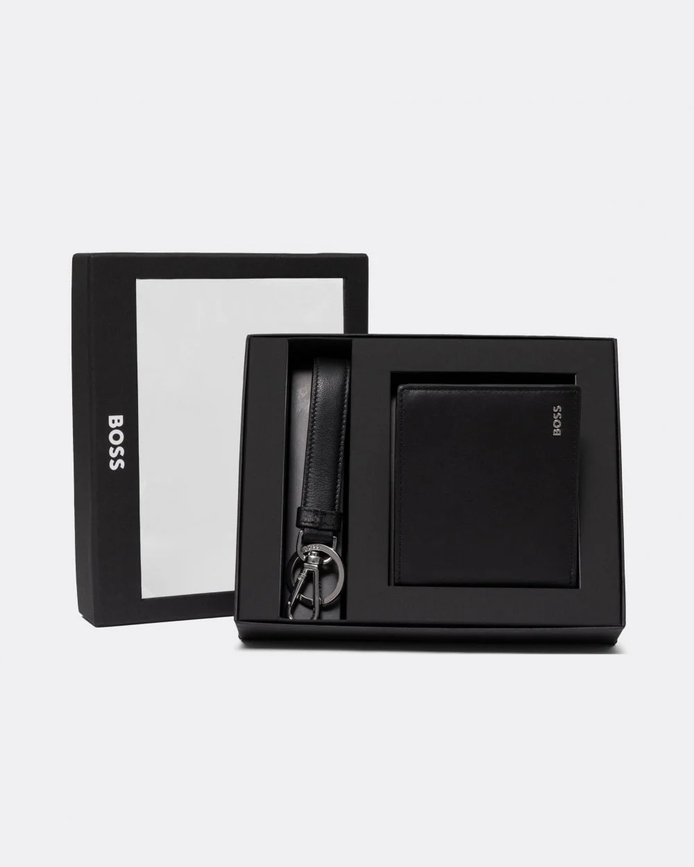 BOSS Orange Mens Key Holder & Wallet Gift Set