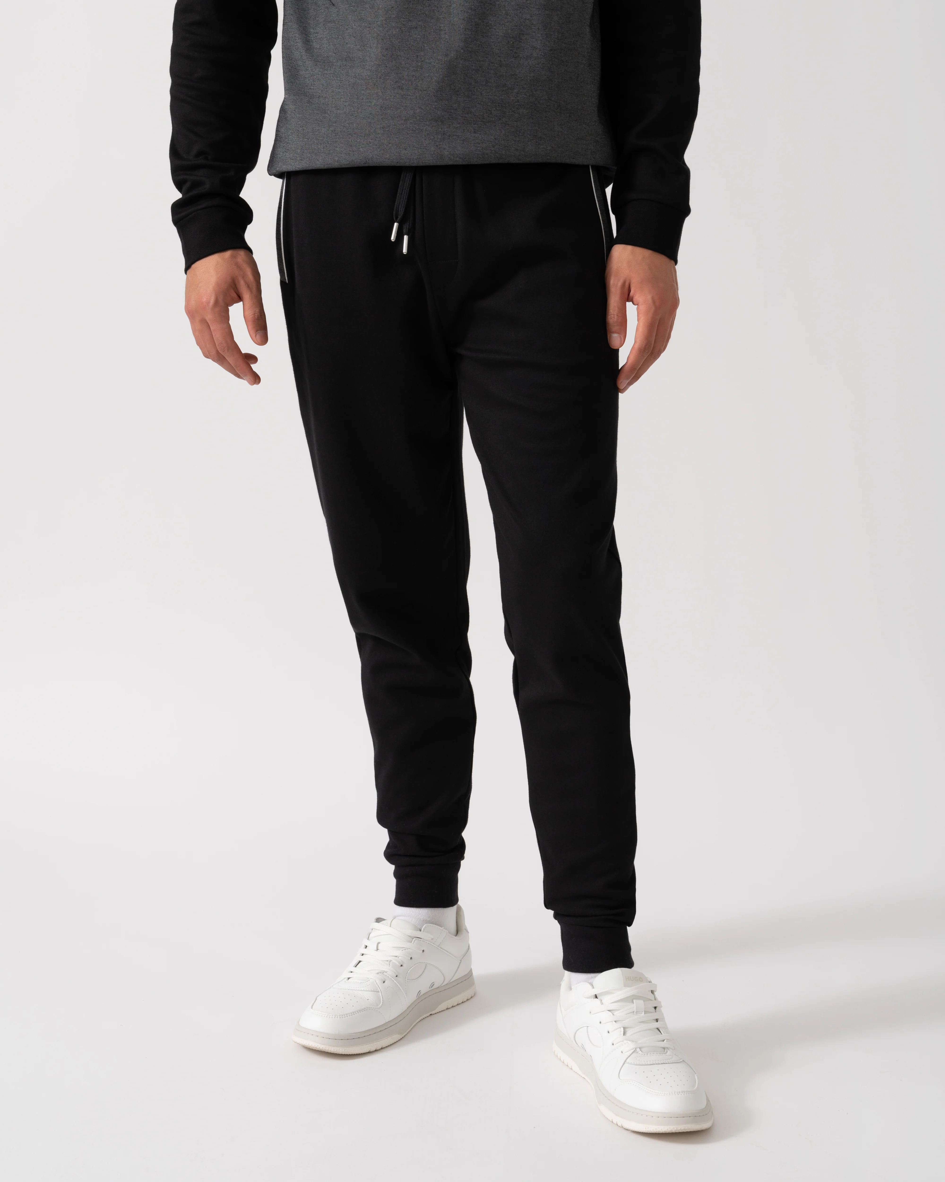 BOSS Orange Mens Loungewear Tracksuit Pants 50545579 - Black 001 - Image 4