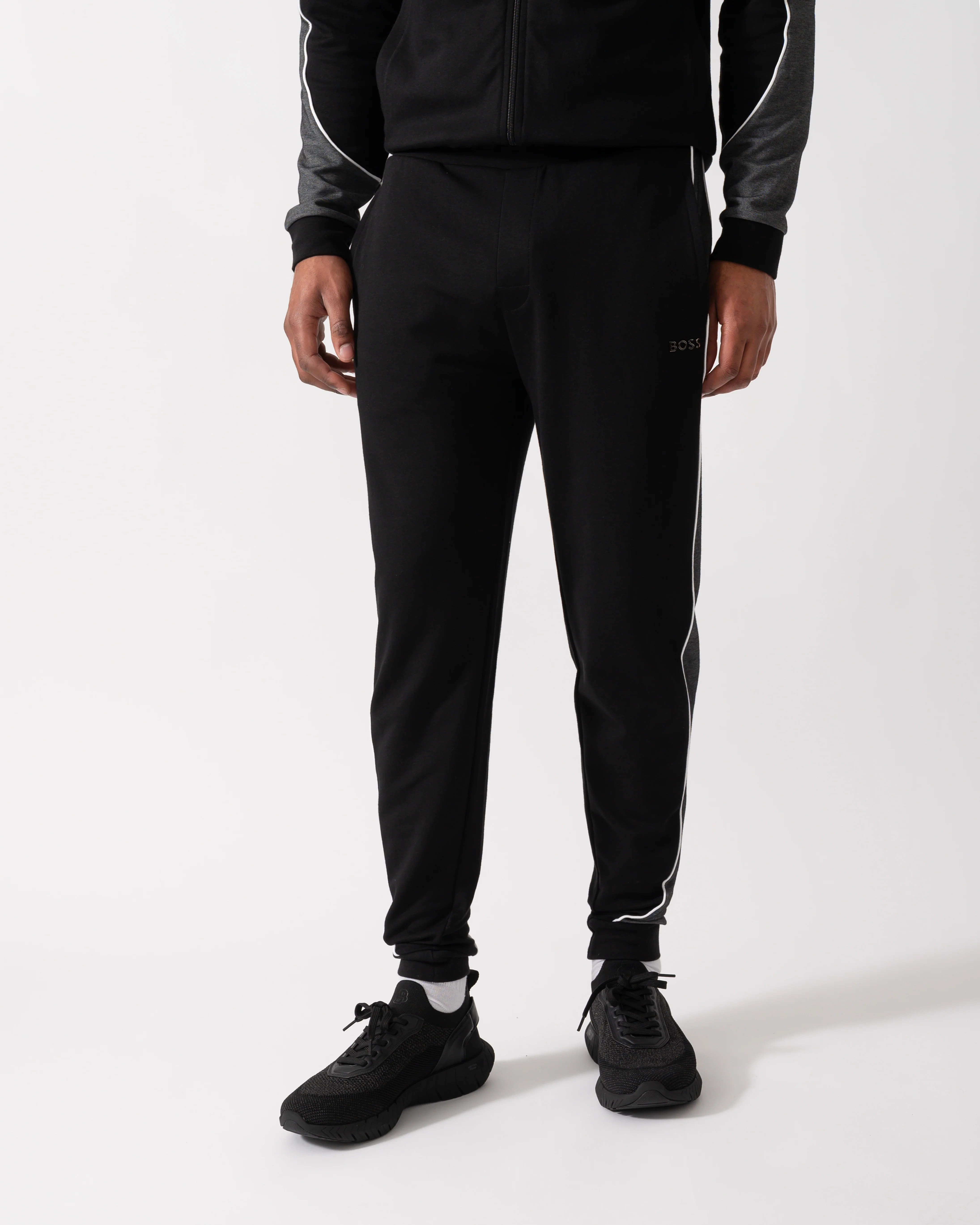 BOSS Orange Mens Loungewear Tracksuit Pants - Black 001 - Image 3