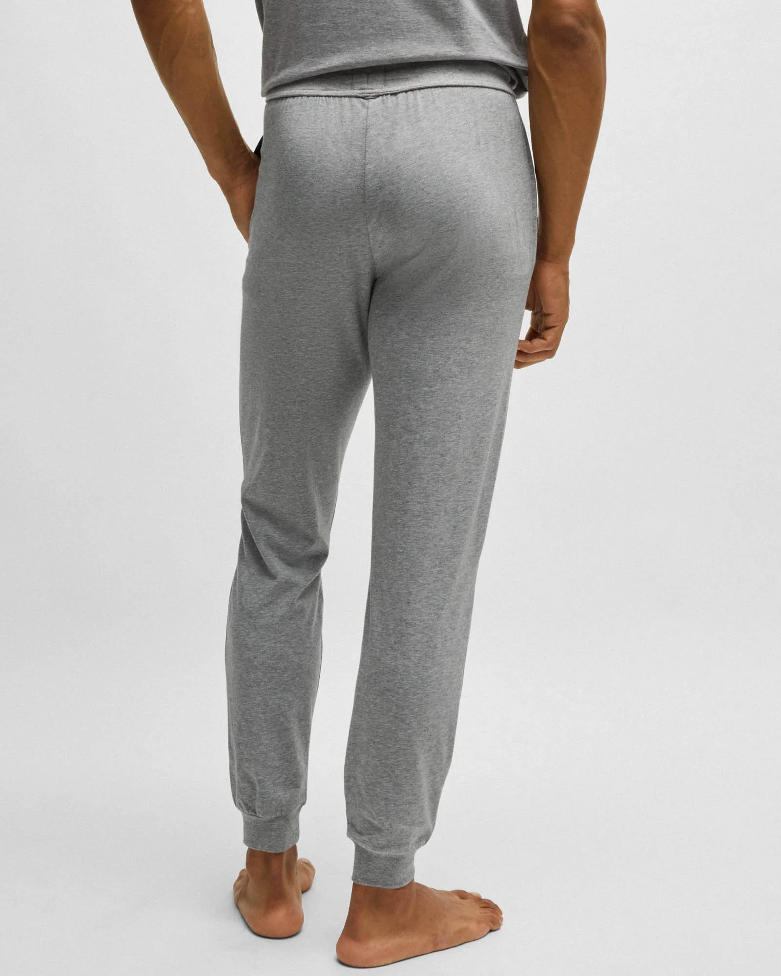 BOSS Orange Mix&Match Mens Loungewear Pants - Medium Grey 033 - Image 4