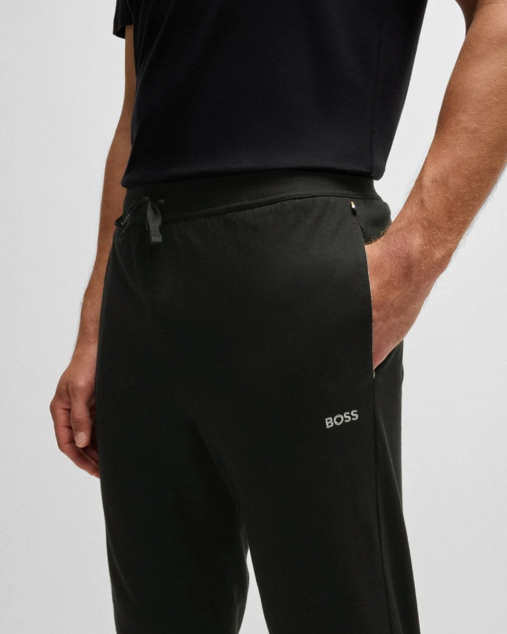 BOSS Orange Mix&Match Mens Loungewear Pants NOS - Black 001 - Image 2