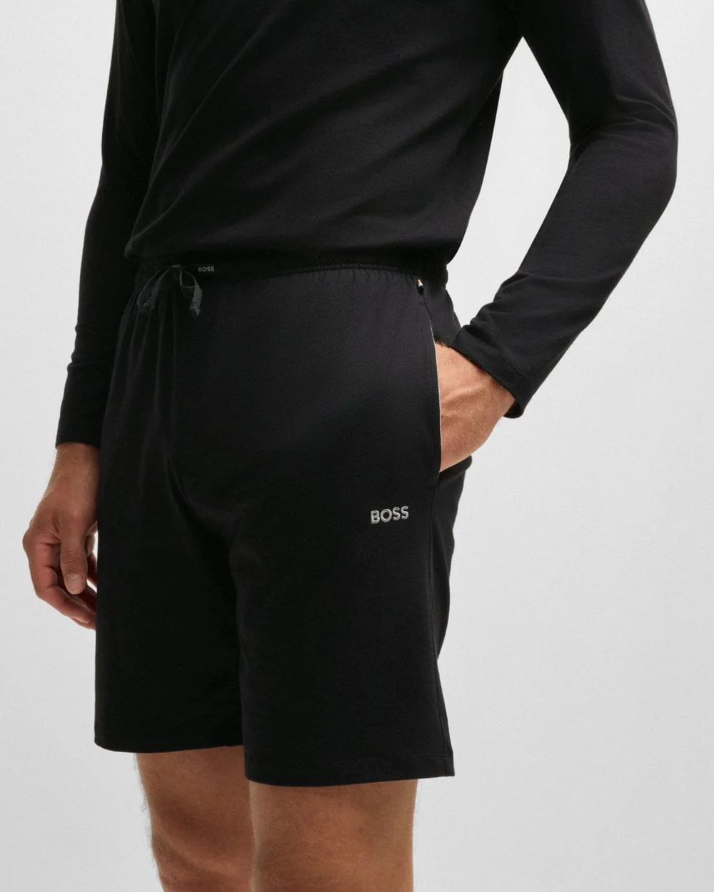 BOSS Orange Mix&Match Mens Loungewear Shorts NOS - Black 001 - Image 3