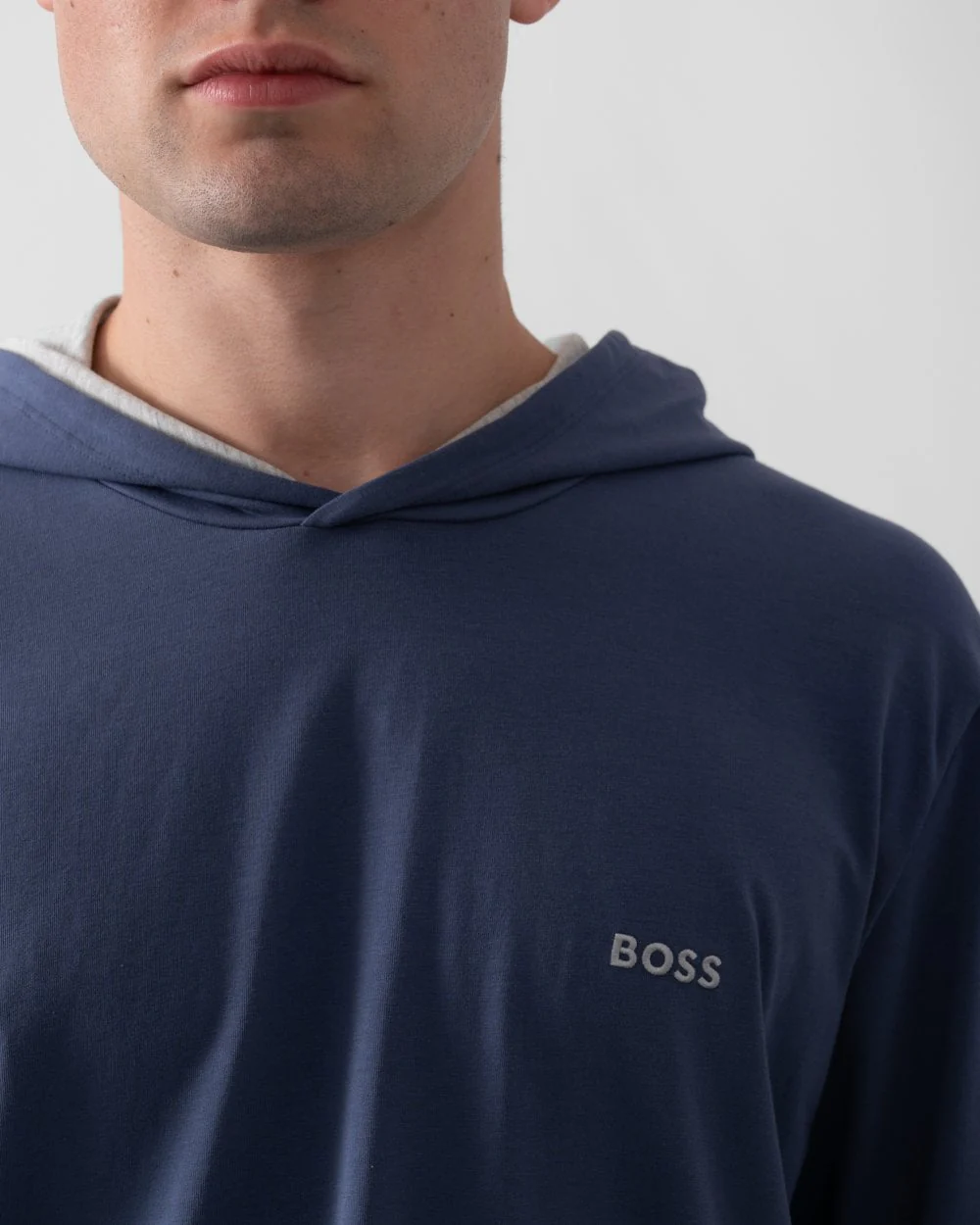 BOSS Orange Mix&Match Mens Pullover Loungewear Hoodie - Image 2