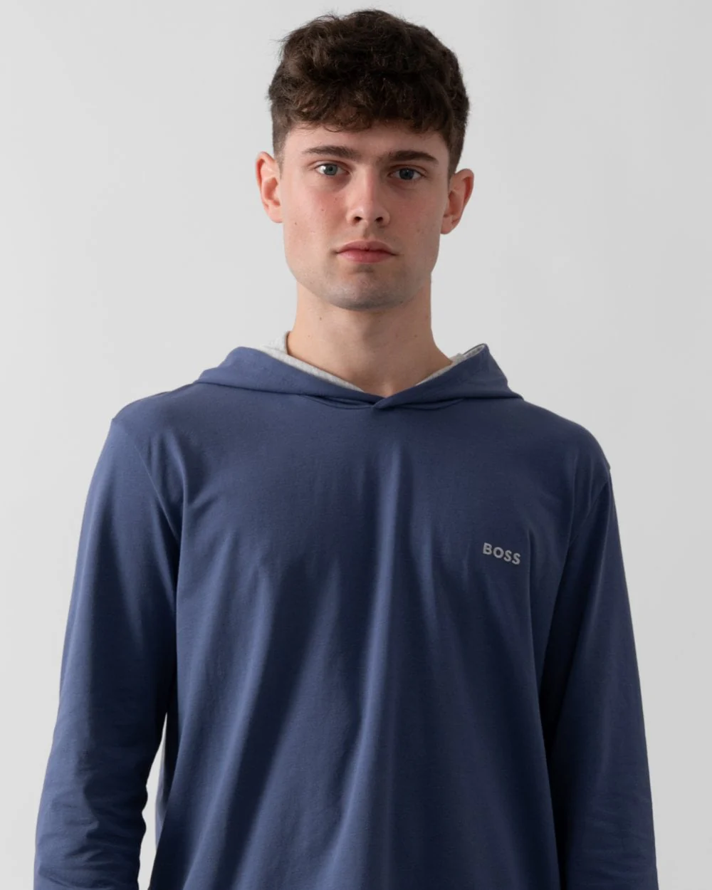 BOSS Orange Mix&Match Mens Pullover Loungewear Hoodie - Image 4